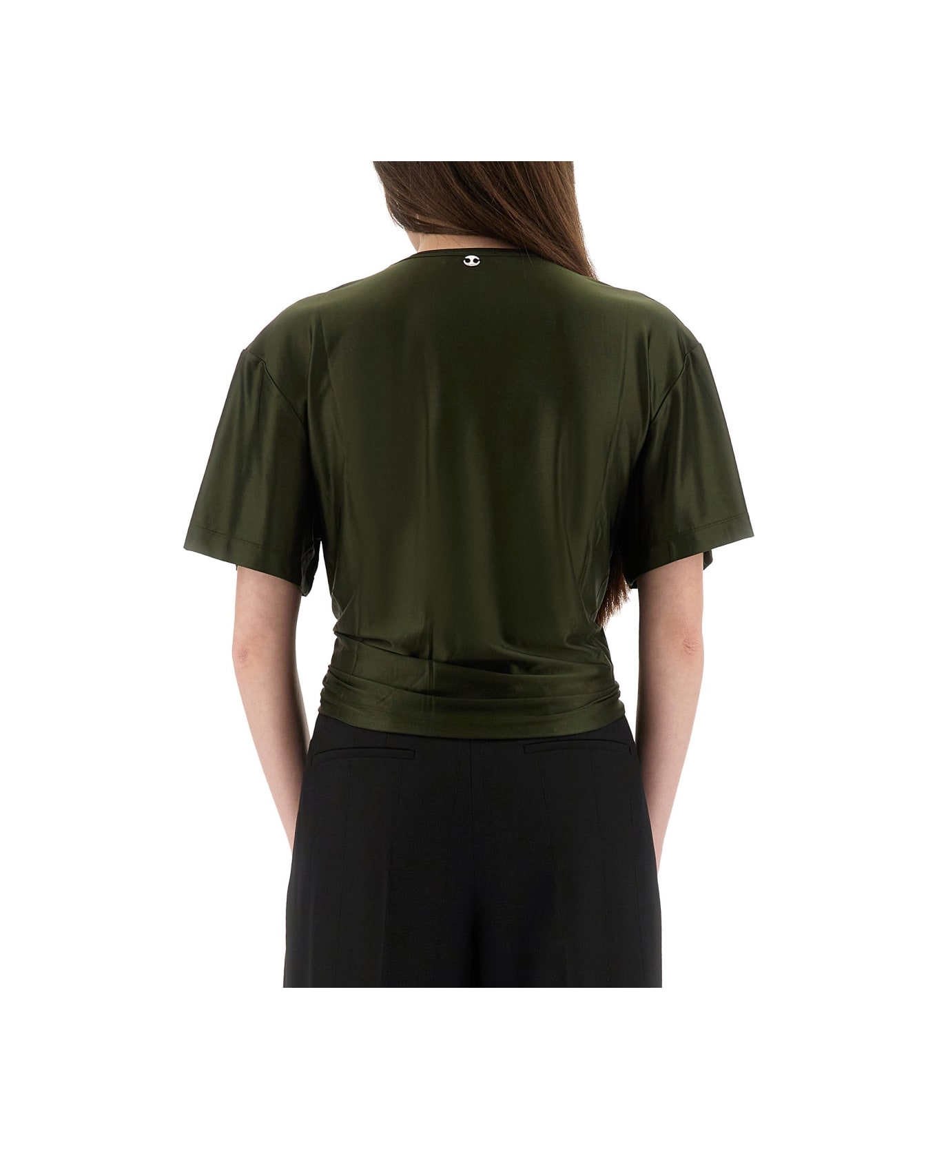 Paco Rabanne Cropped T-shirt - GREEN