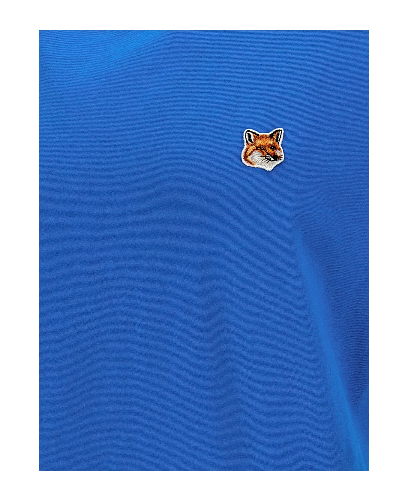 Maison Kitsuné 'fox Head' T-shirt - Light Blue