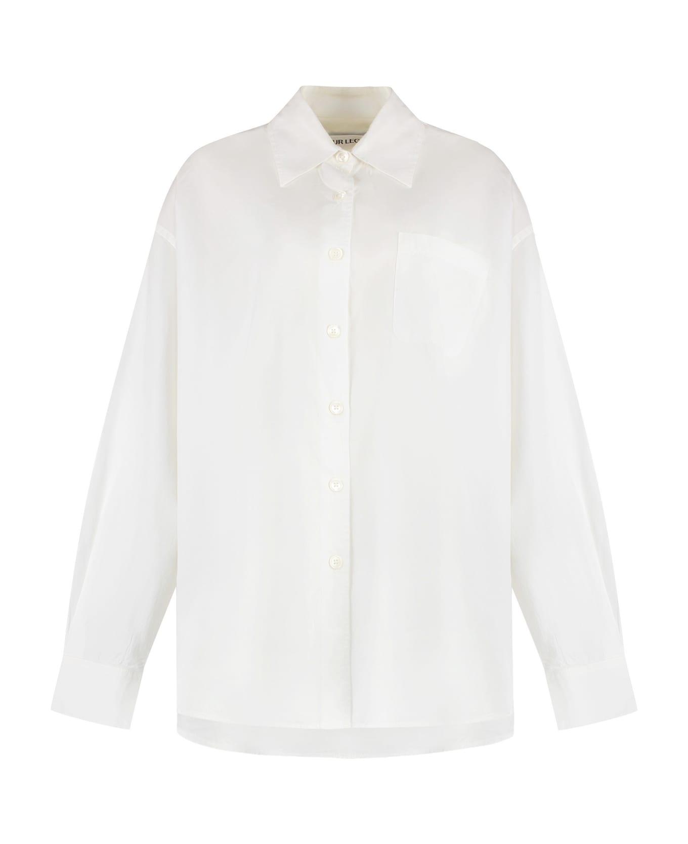 Our Legacy Borrowed Cotton Poplin Shirt - White