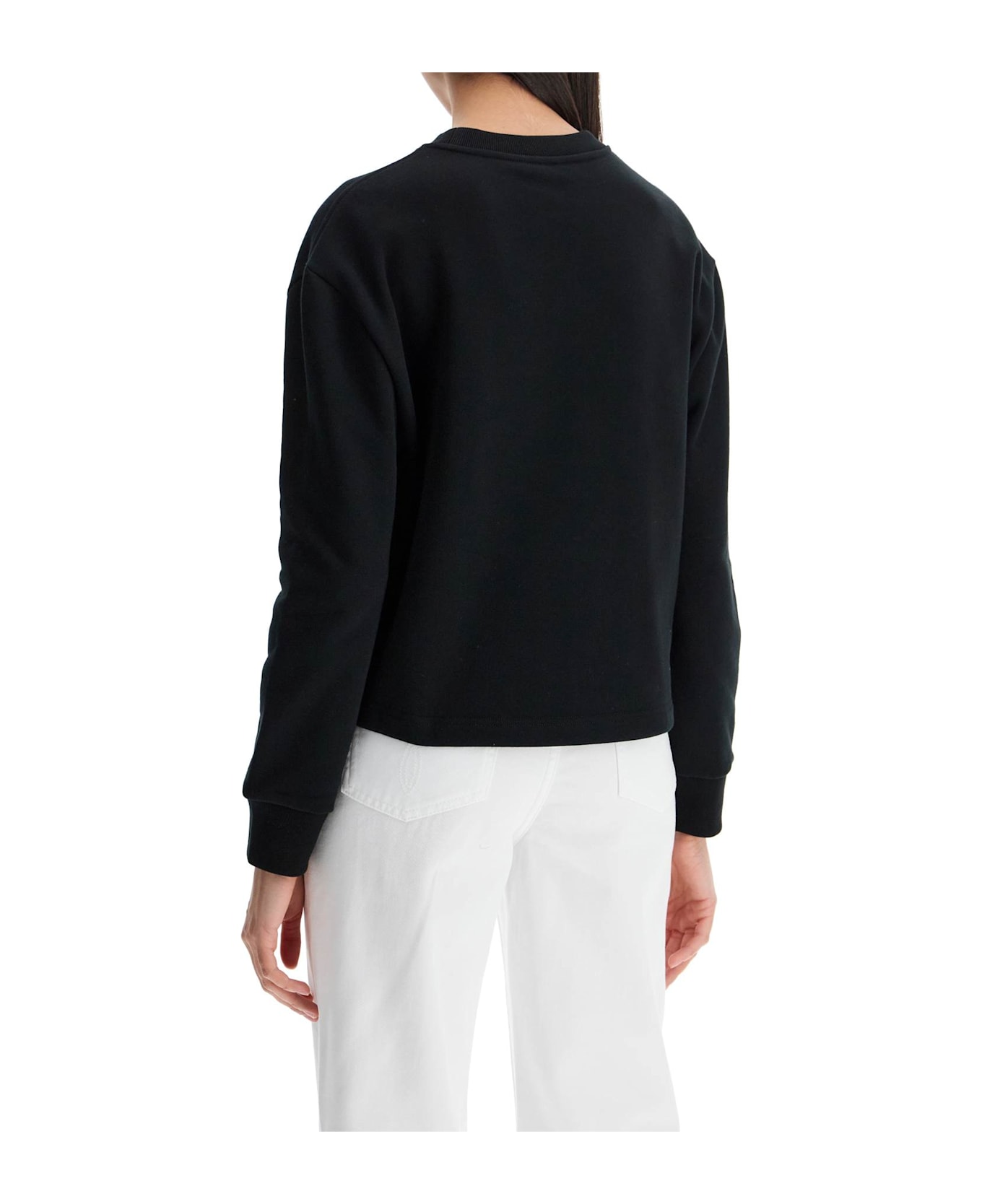 Versace 'boxy Sweatshirt With Med - BLACK (Black)
