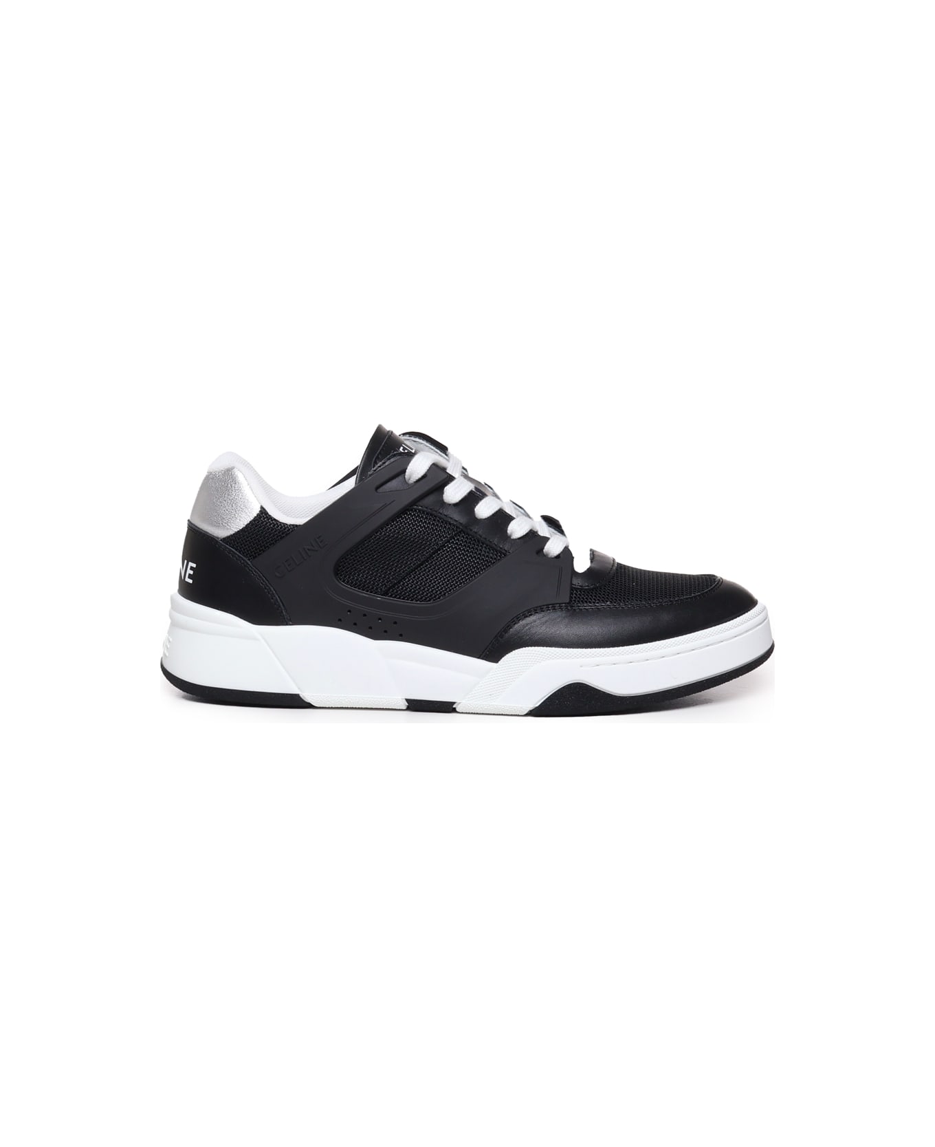 Celine Sneakers In Calfskin - Black / Silver