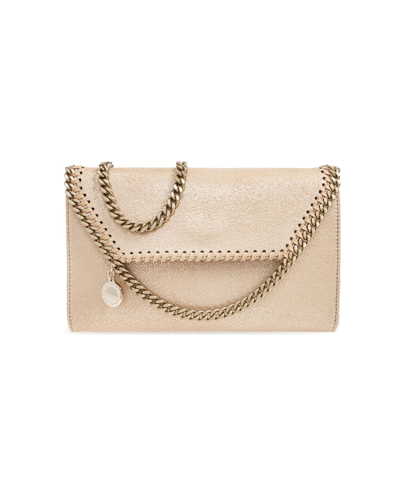 Stella McCartney 'falabella Wallet' Clutch - Airlite Gold