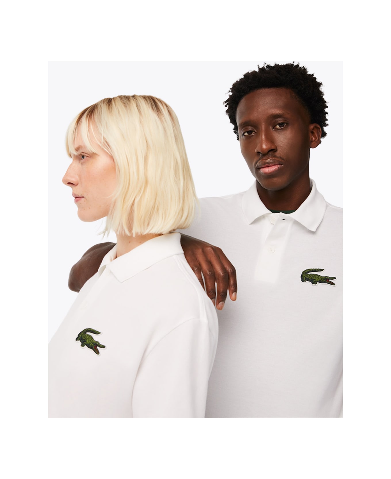 Lacoste Maglietta M/c White cotton short sleeves polo | italist, ALWAYS ...