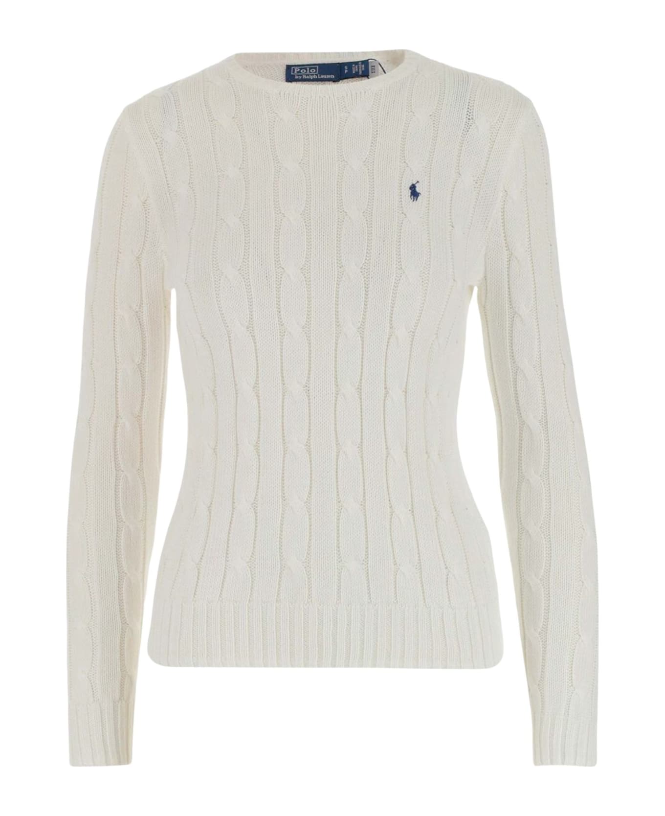 Polo Ralph Lauren Julianna Cable Sweater - Bianco