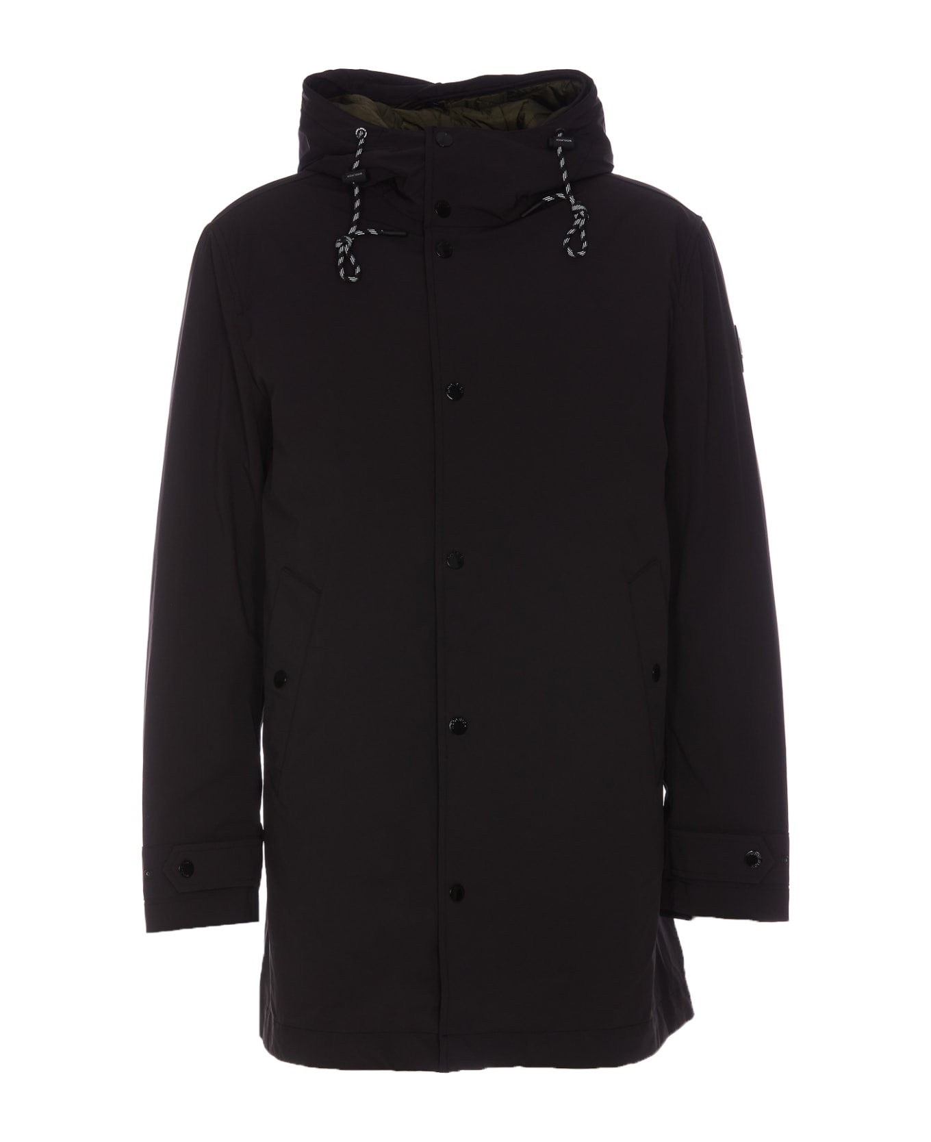 Woolrich Stretch Padded Coat - Nero