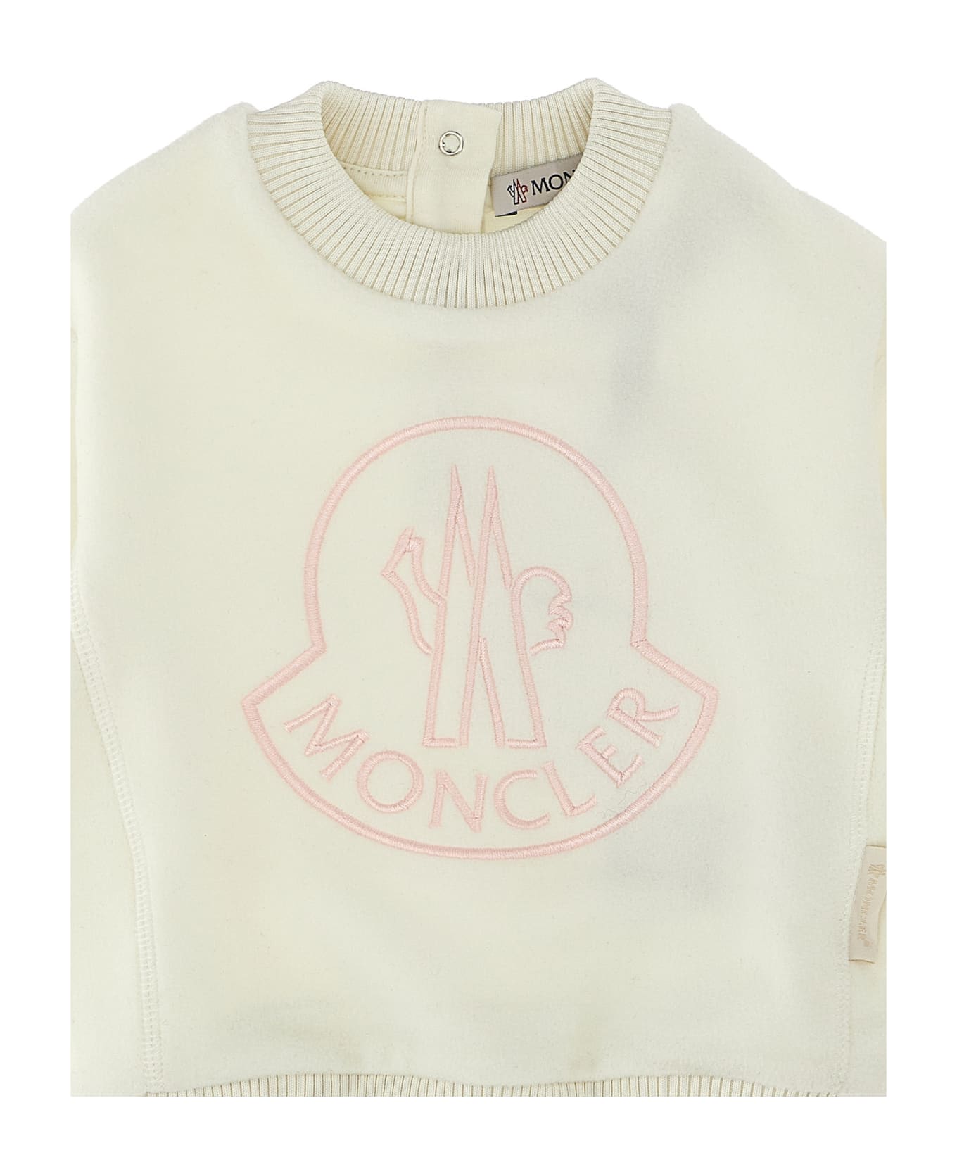 Moncler Logo Pile - WHITE ニットウェア＆スウェットシャツ