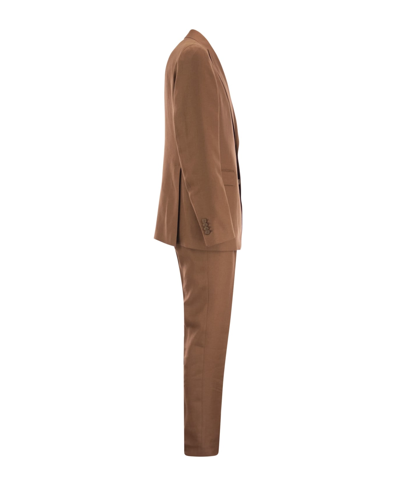Tagliatore Linen Suit - Brown スーツ