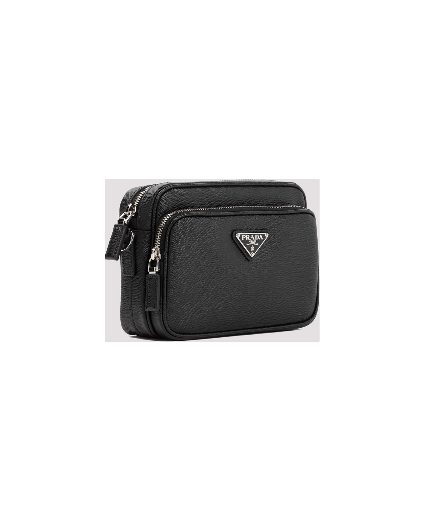 Prada Saffiano Leather Shoulder Bag - Nero