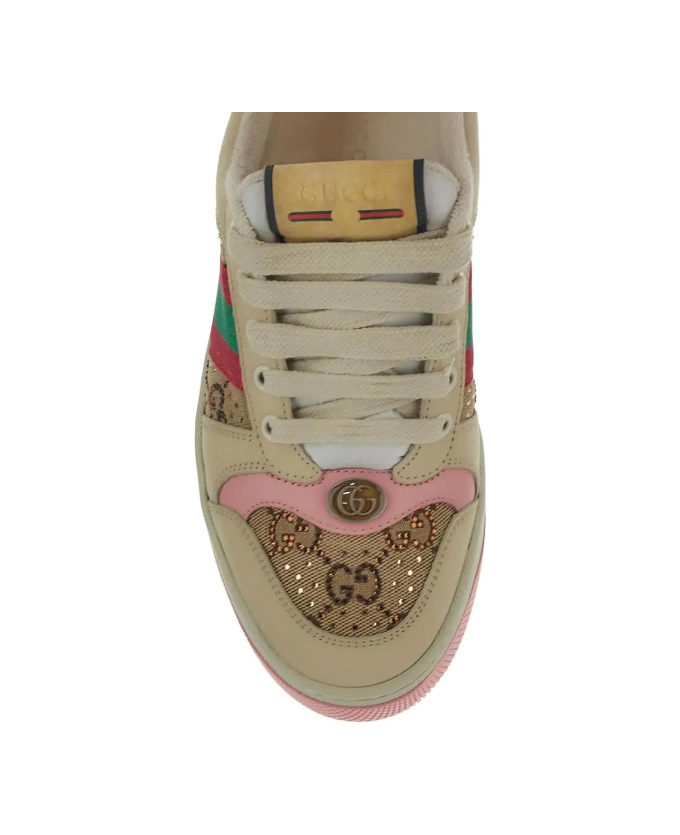 Gucci Gg Canvas Sneakers - Pink