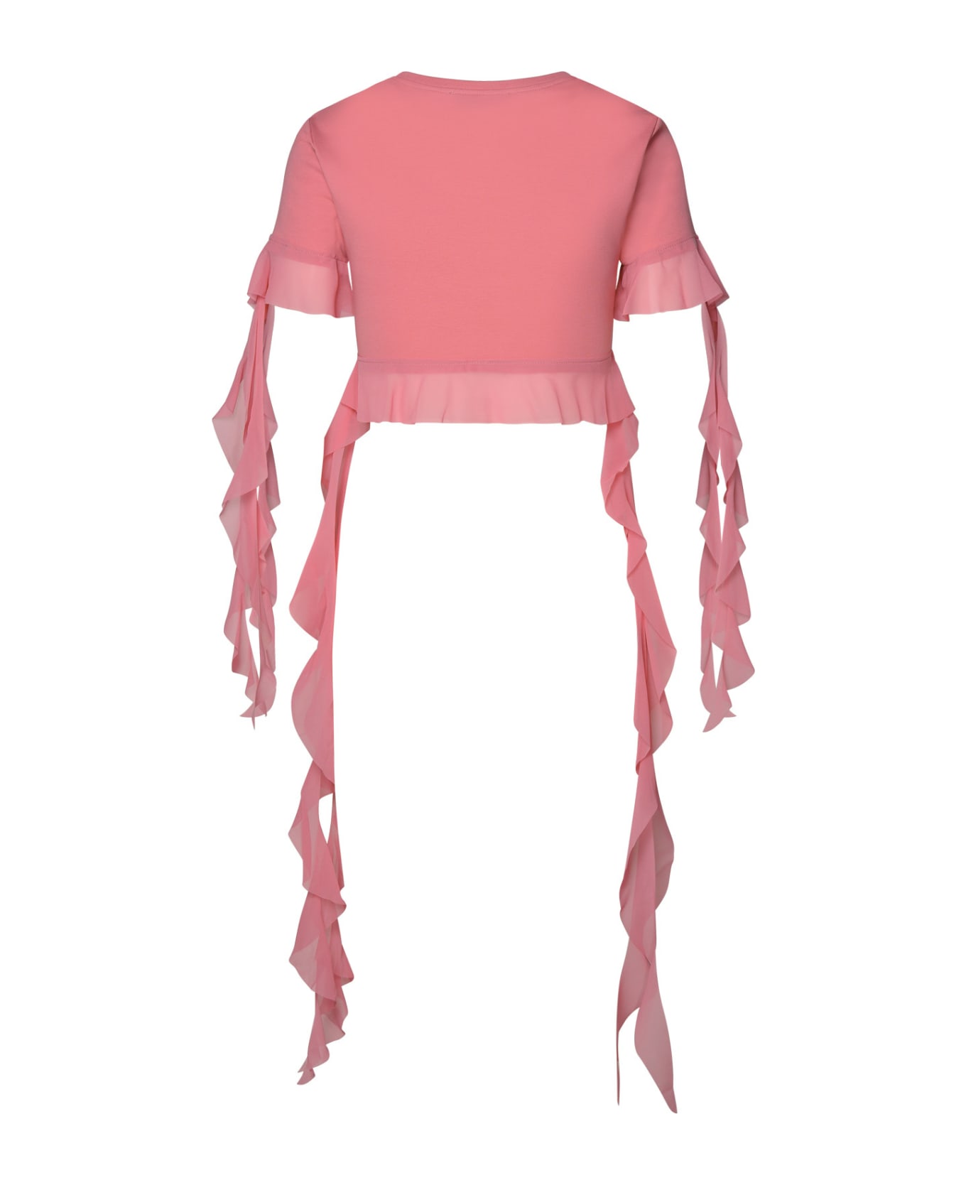 Blumarine Fuscia Cotton Sweater - Rosa