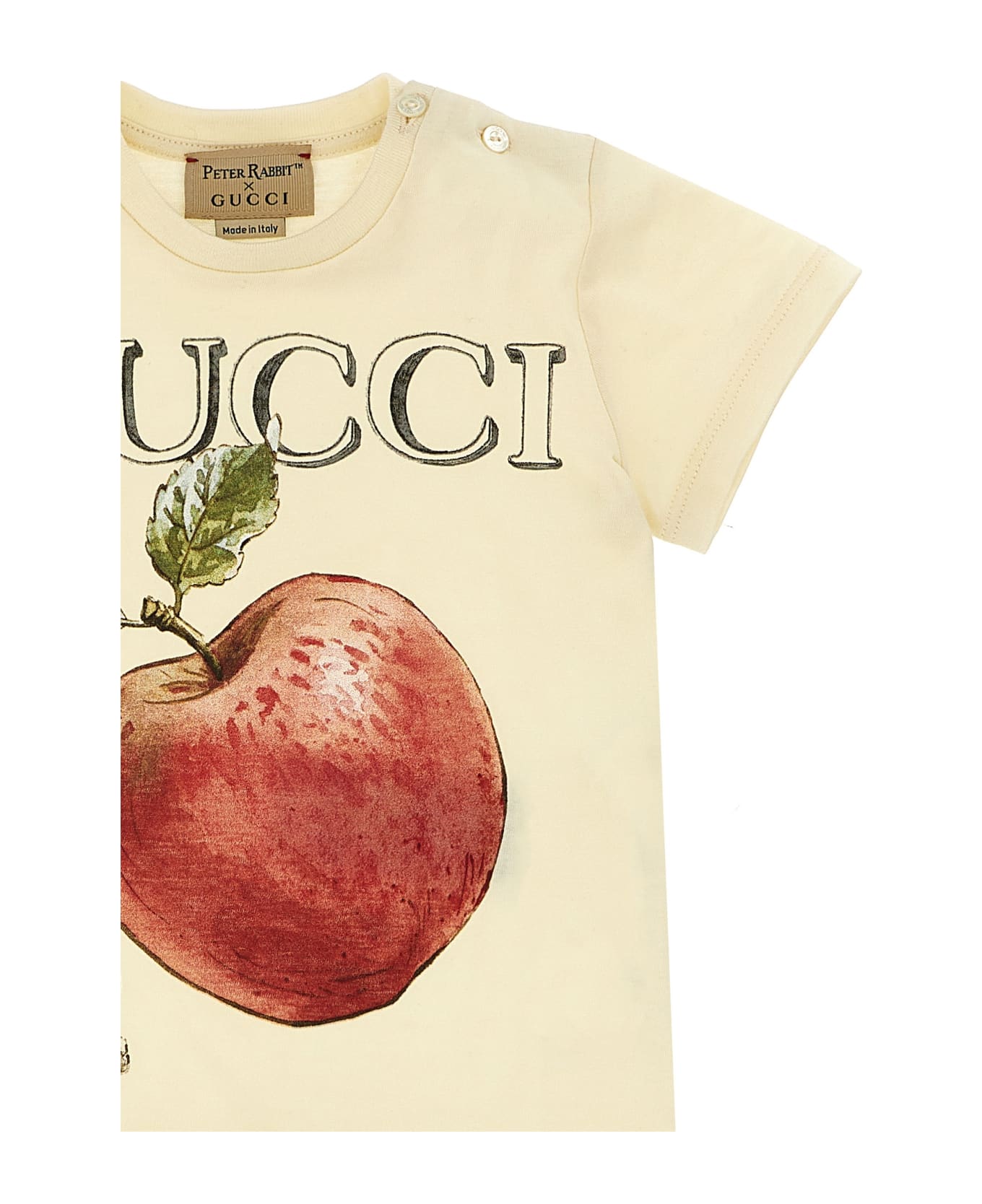 Gucci Printed T-shirt Peter Rabbit X Gucci - Beige