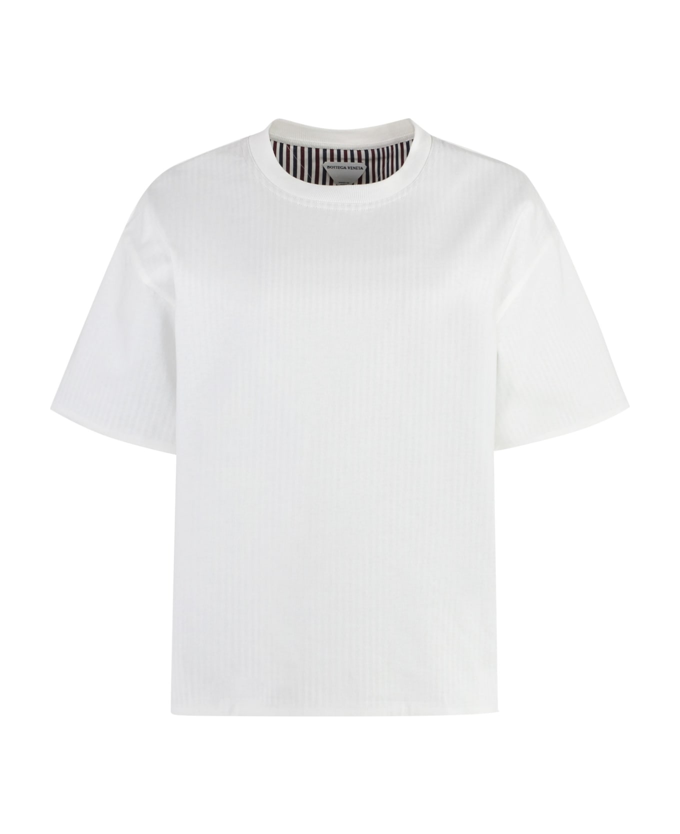 Bottega Veneta Cotton Crew-neck T-shirt - White Tシャツ