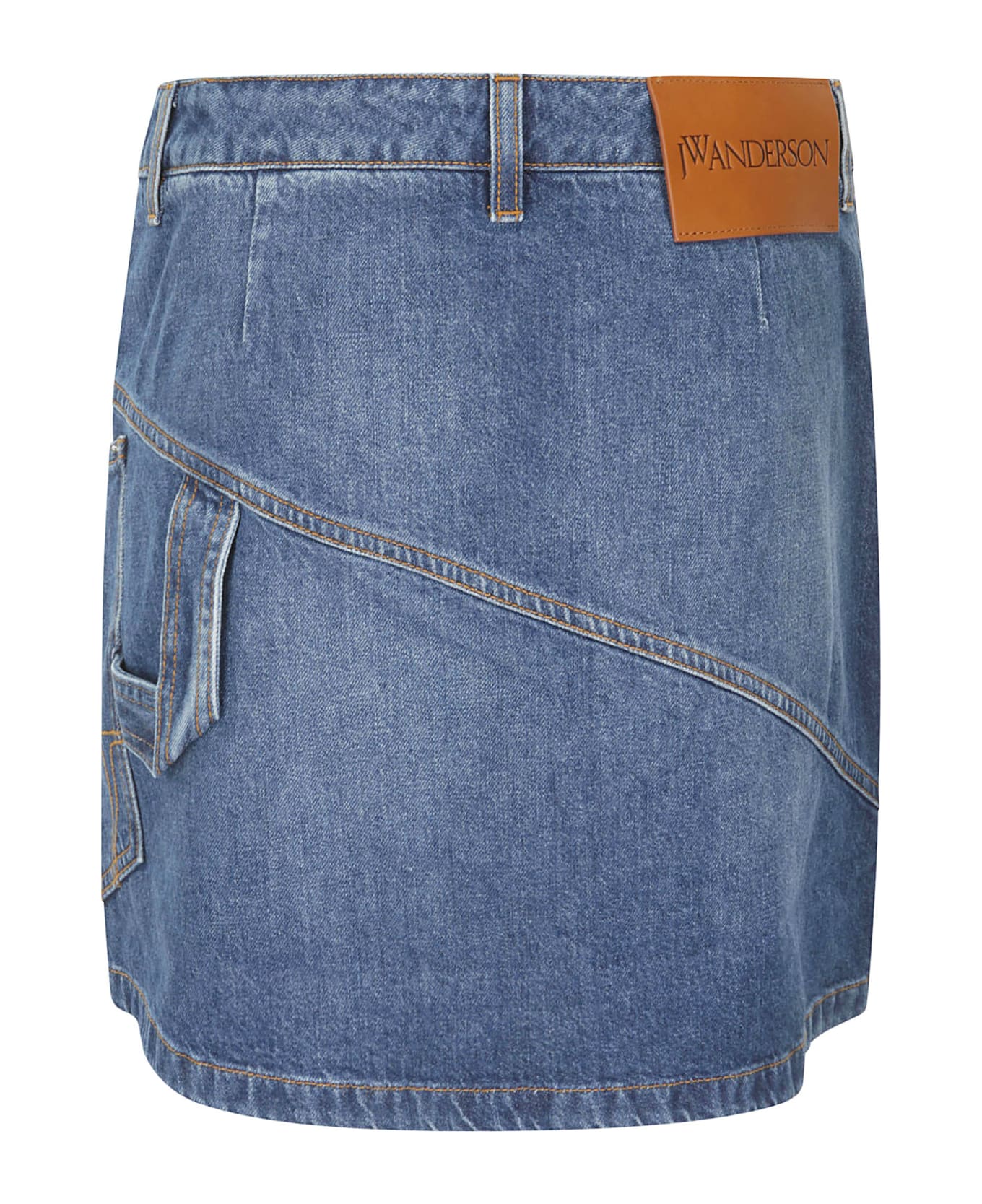 J.W. Anderson Twisted Mini Skirt - LIGHT BLUE