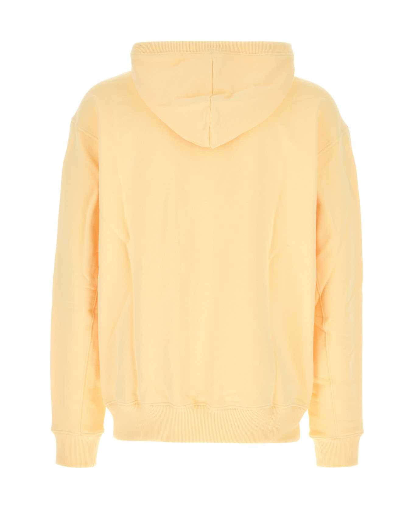 New Balance Pastel Yellow Cotton Sweatshirt - CALCIUM