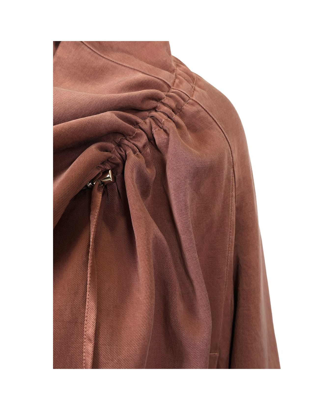 Dries Van Noten Blouson Cocoon Jacket - TAUPE