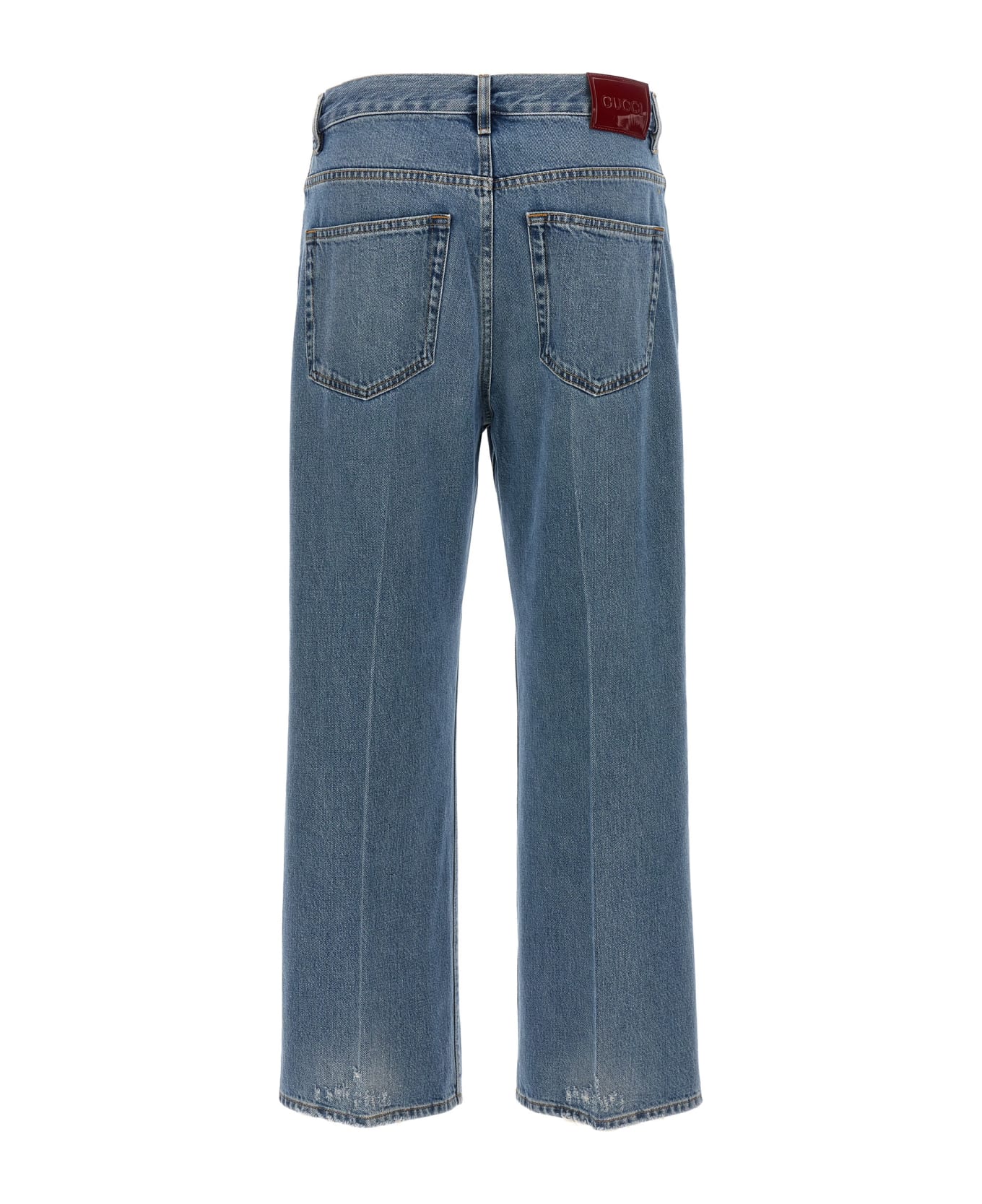 Gucci Cropped Jeans - Light Blue