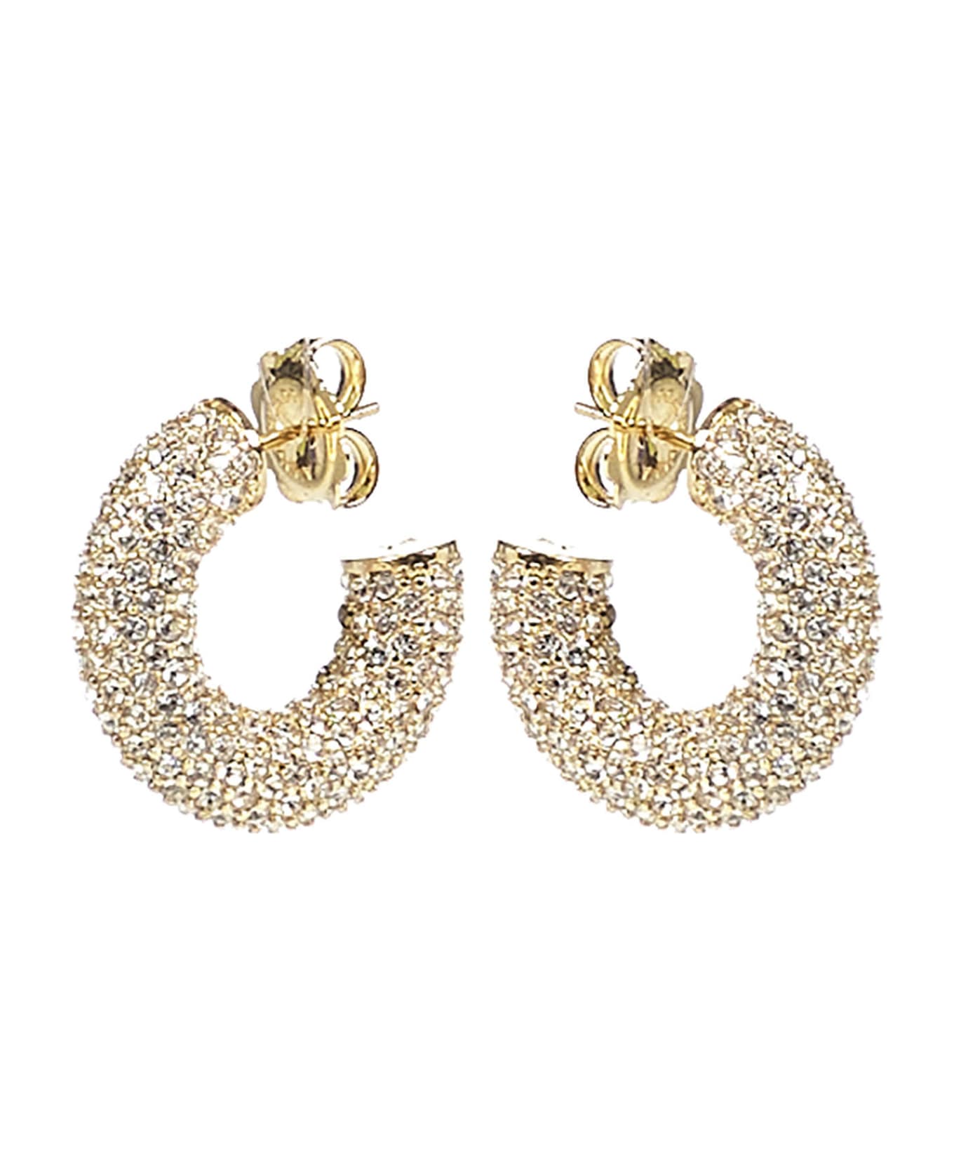 Amina Muaddi Cameron Small Earrings - Golden イヤリング