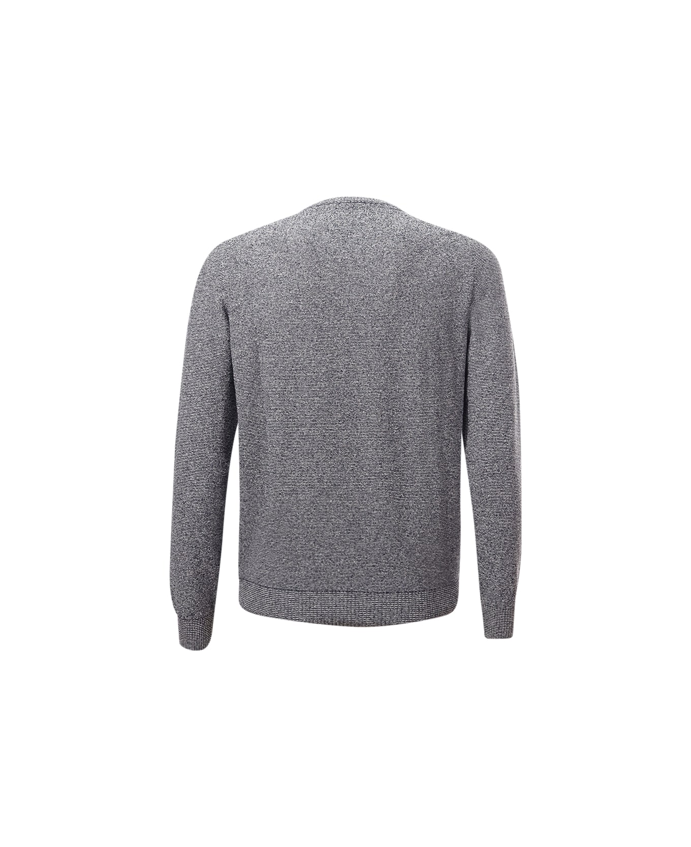 Zanone Sweater Zanone - WHITE/BLU ニットウェア