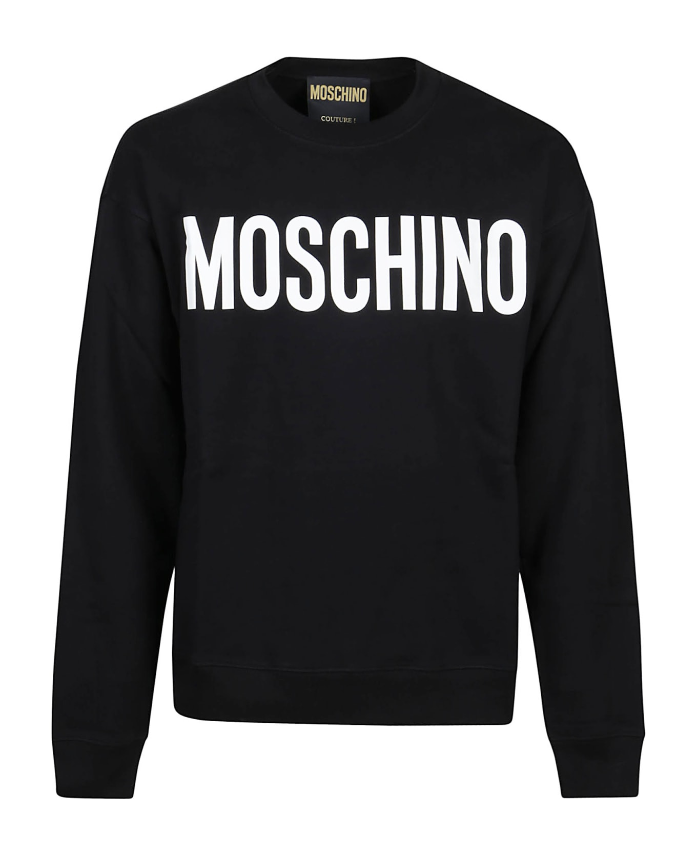 Moschino Printed Logo Sweatshirt - Nero Fantasia フリース