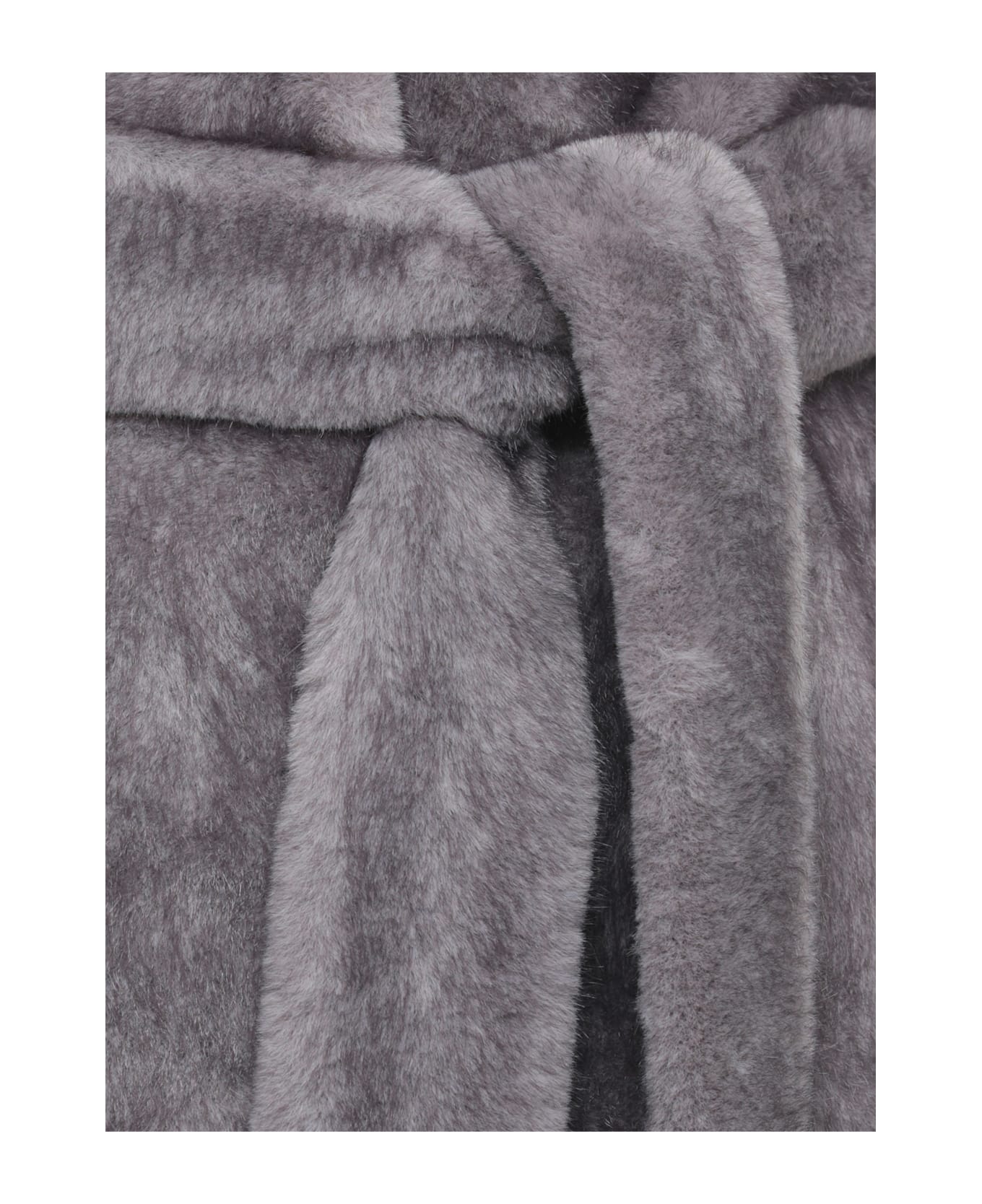 Valentini 1972 Synth Fur Coat - Grey