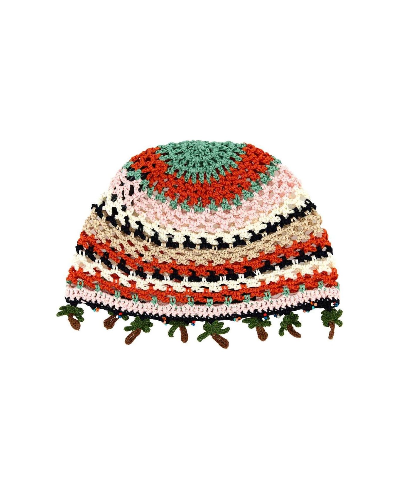Alanui Crochet Knitted Sunny Hat - MultiColour