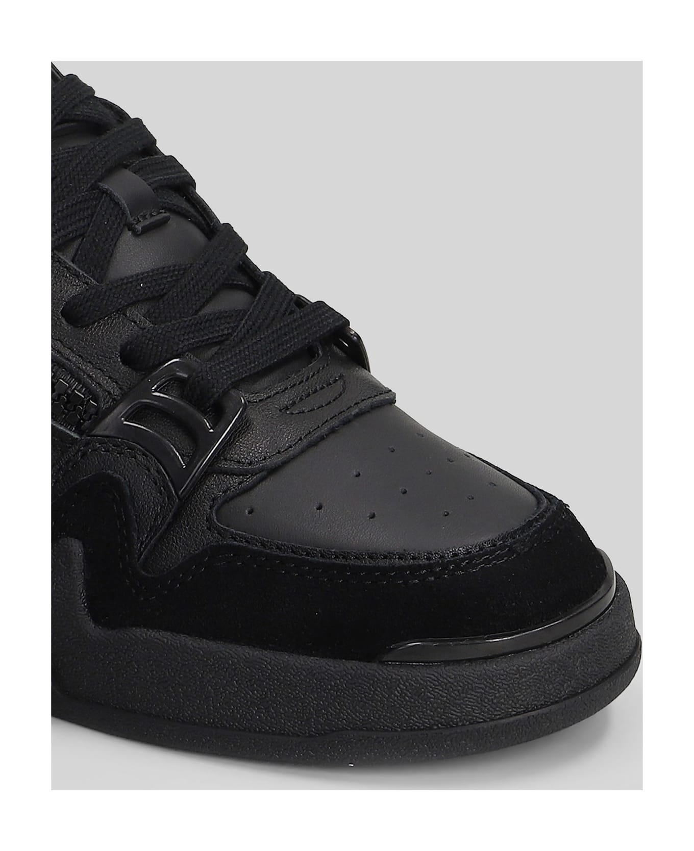 Giuseppe Zanotti Gz-ghost Sneakers In Black Suede And Leather - black