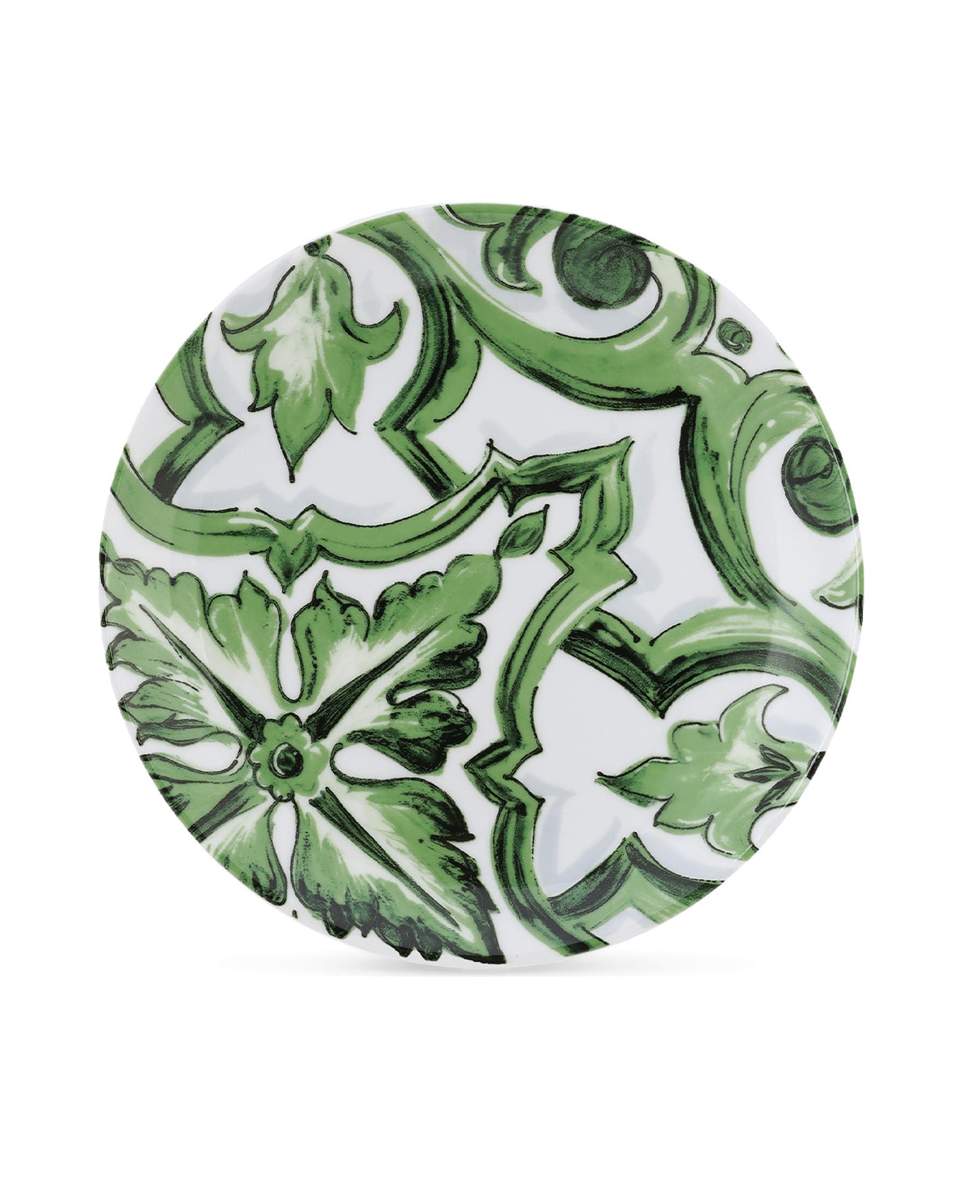 Dolce & Gabbana Set 2 Fruit Plates - Bianco e Verde