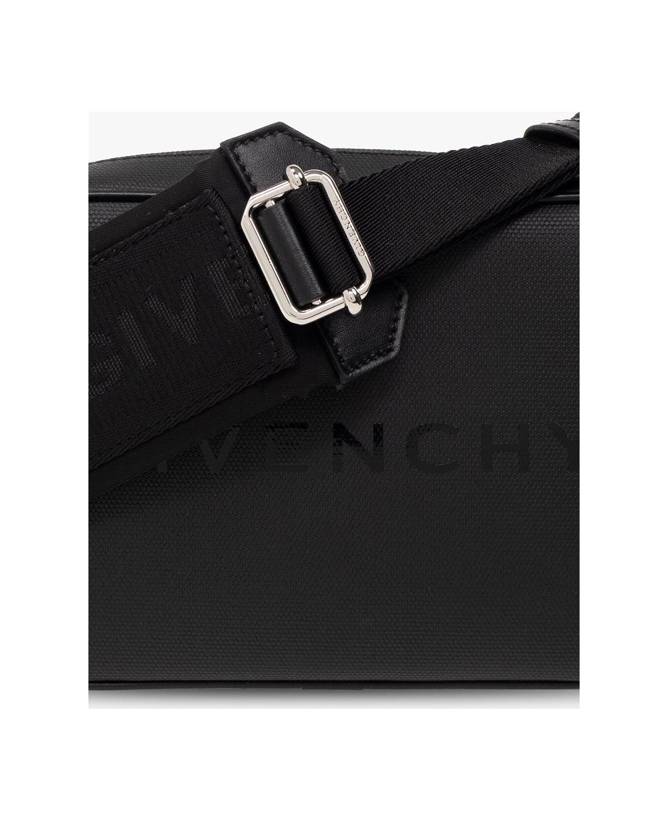 Givenchy Black Canvas G-essentials Crossbody Bag ショルダーバッグ
