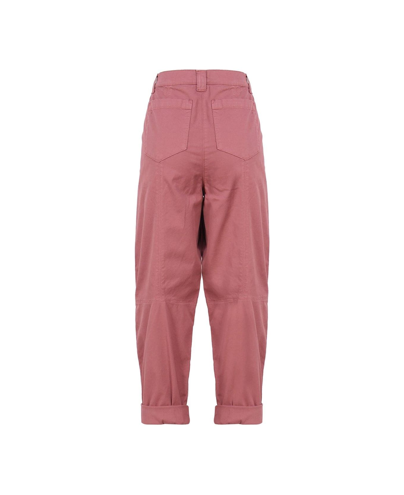 Pinko Carrot-fit Trousers - Pink ボトムス