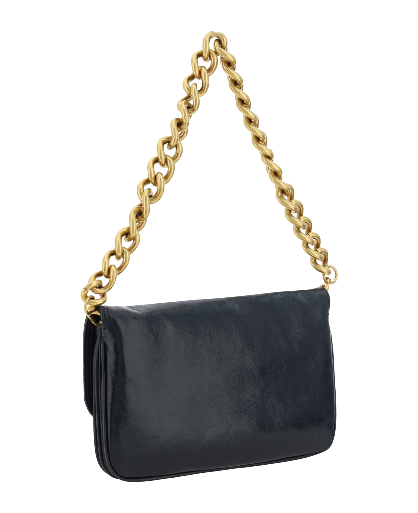 Balenciaga Bb Soft Flap Shoulder Bag - Black