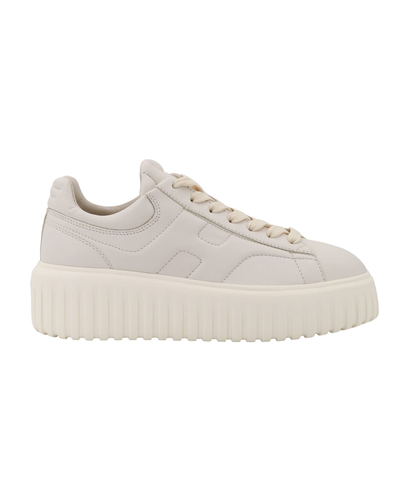 Hogan H-stripes Sneakers - Yellow Cream