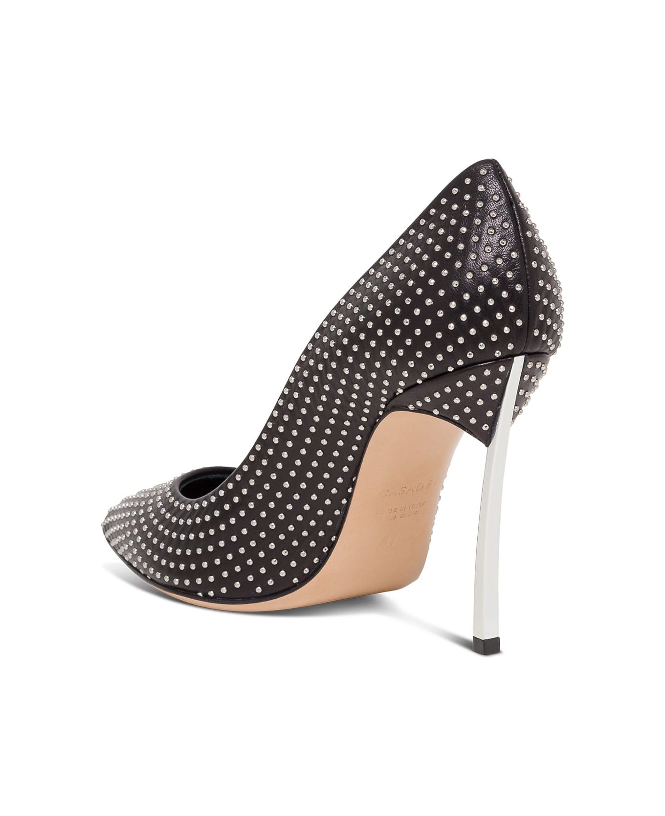 Casadei Blade Pumps With Silver Studs - Black