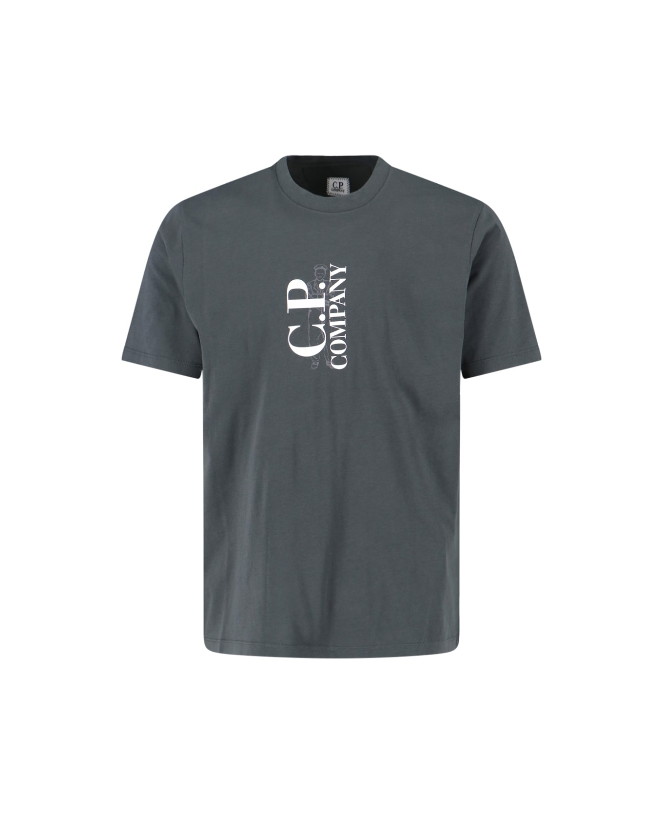 C.P. Company Logo T-shirt - Gray