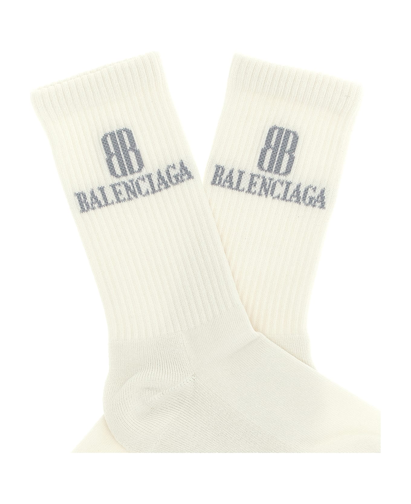 Balenciaga 
nano Bb
 Socks - White