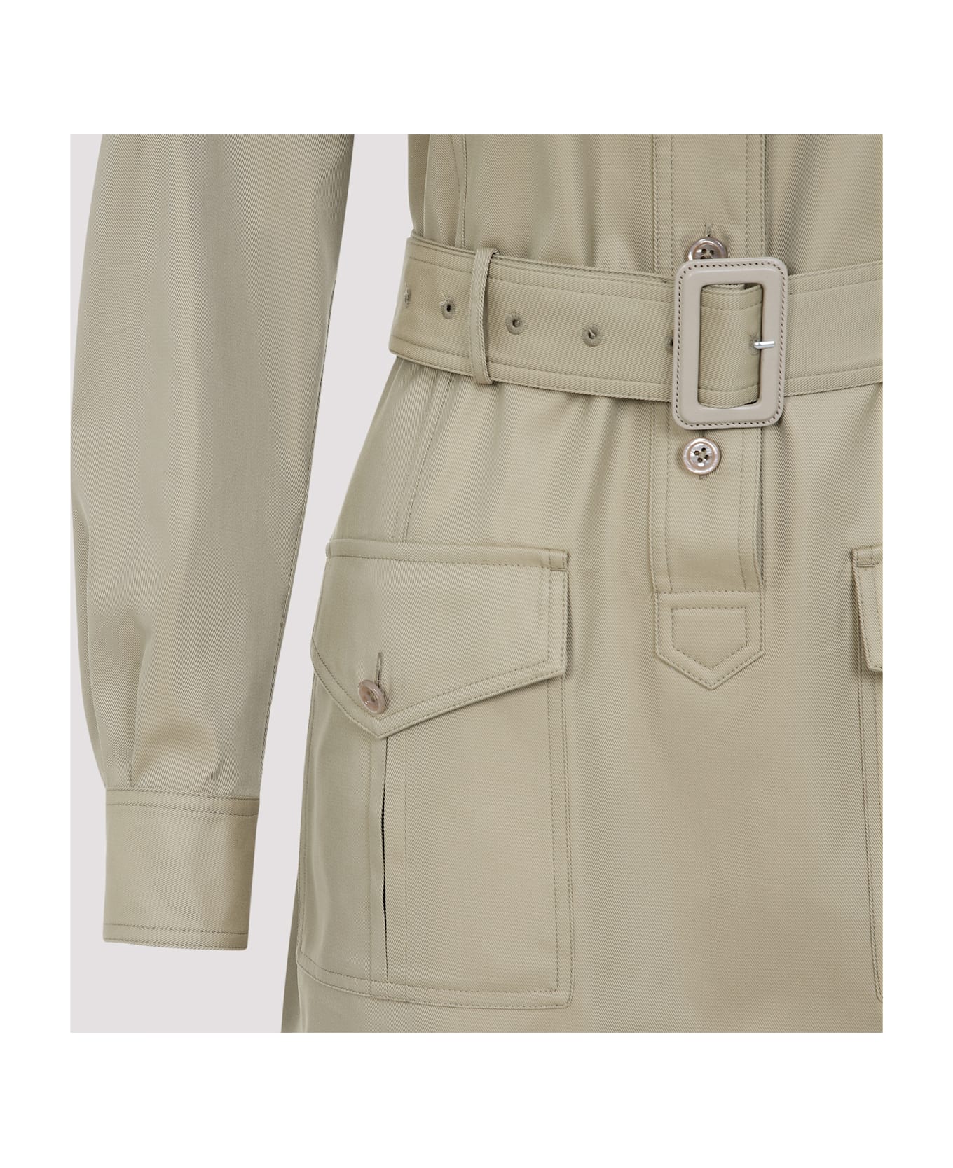 Tom Ford Safari Mini Dress - Pale Sage