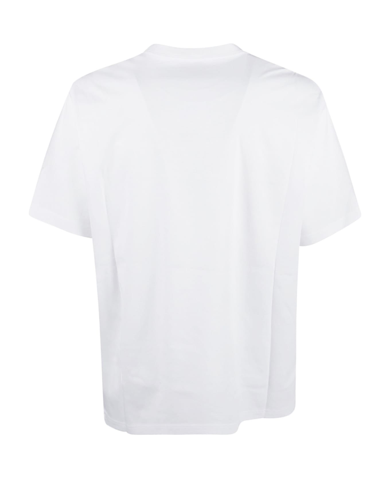 Lanvin Logo Round Neck T-shirt - Optic White