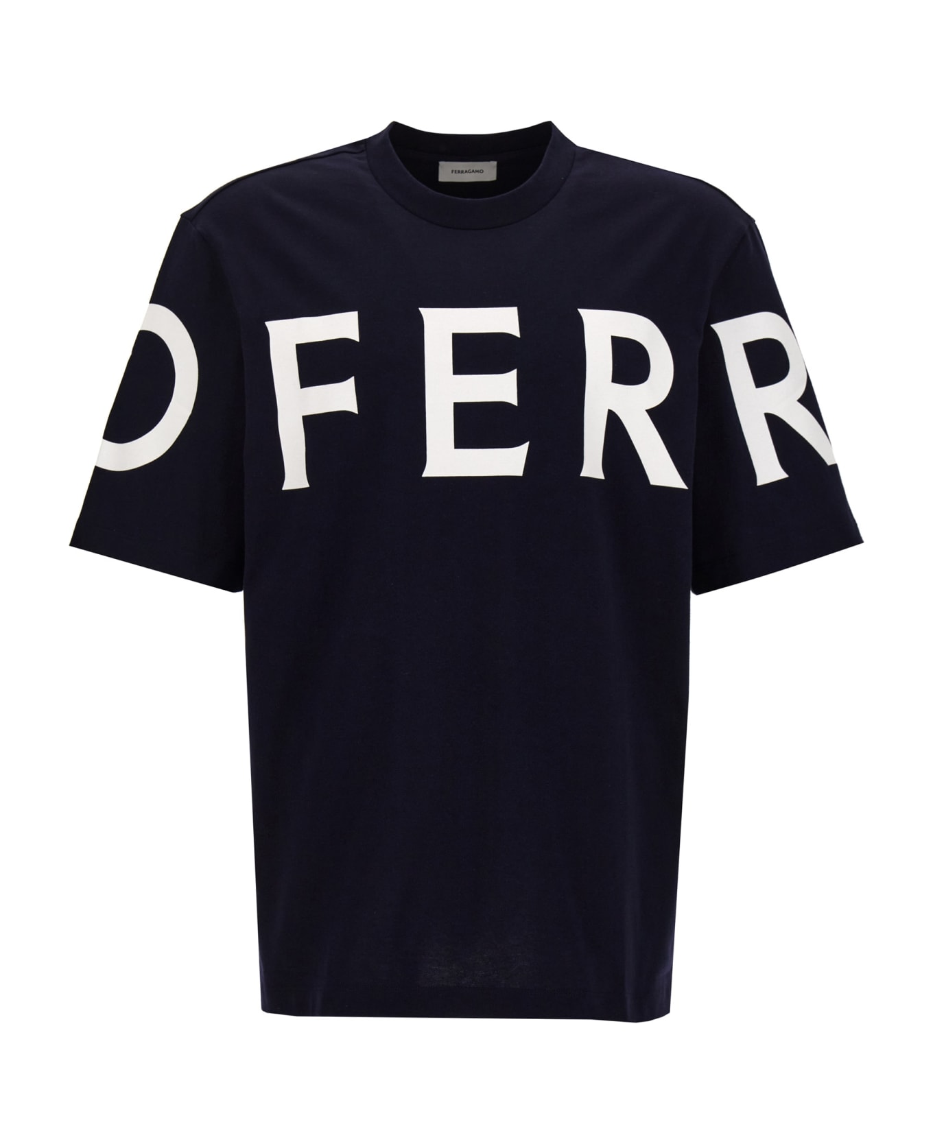 Ferragamo Logo T-shirt - Blue