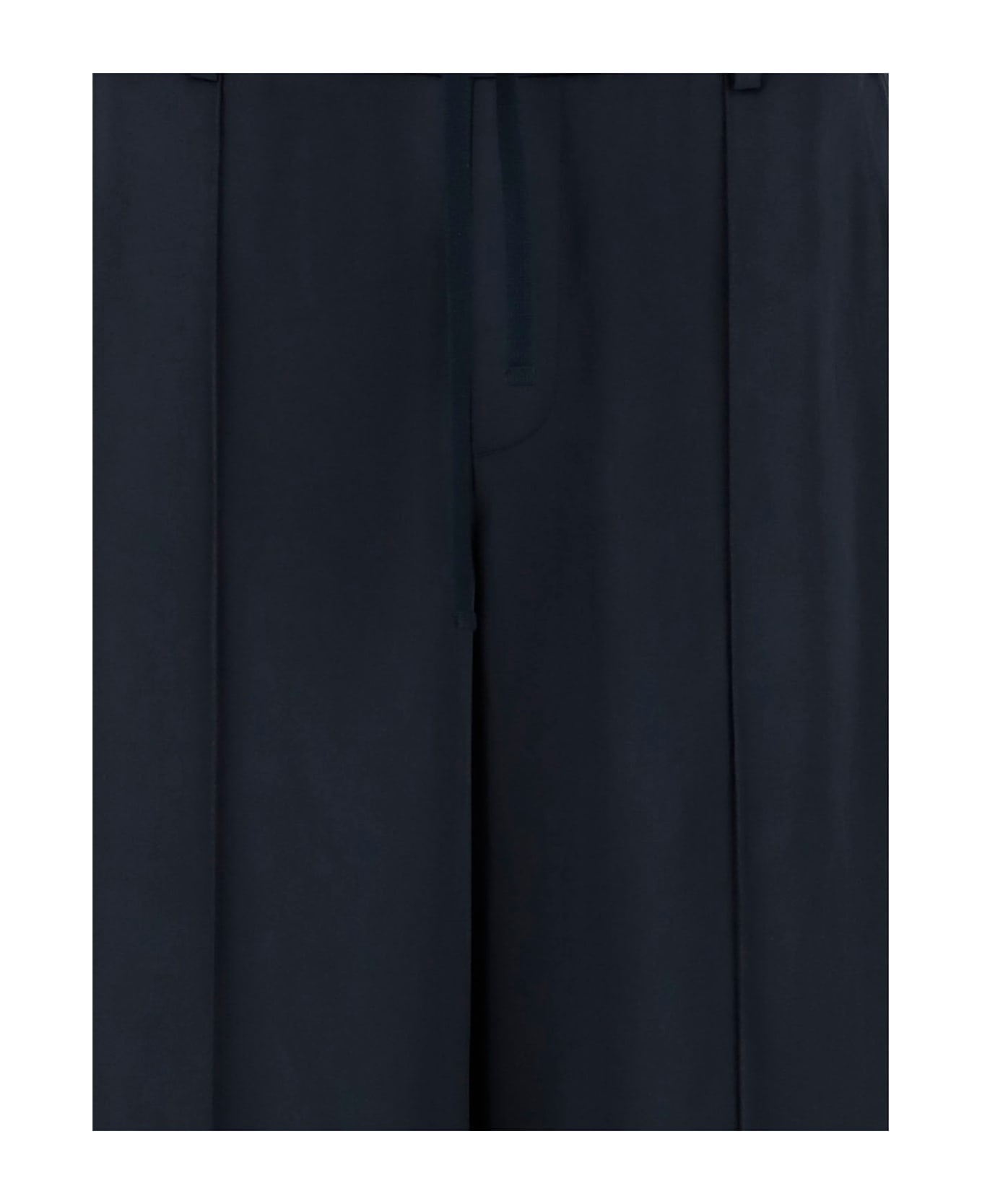 Vince Viscose Blend Double-belted Pants - Blue