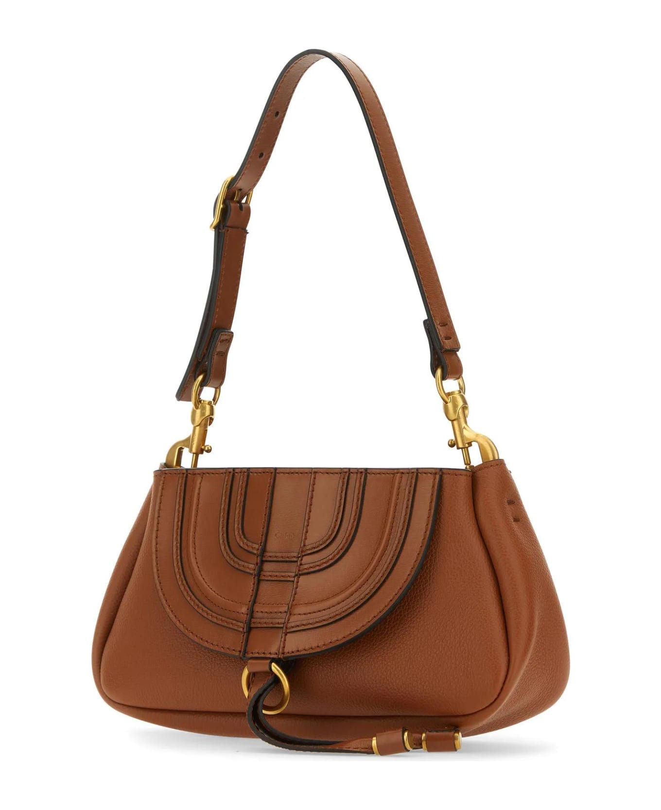Chloé Marcie Leather Small Bag - Brown トートバッグ