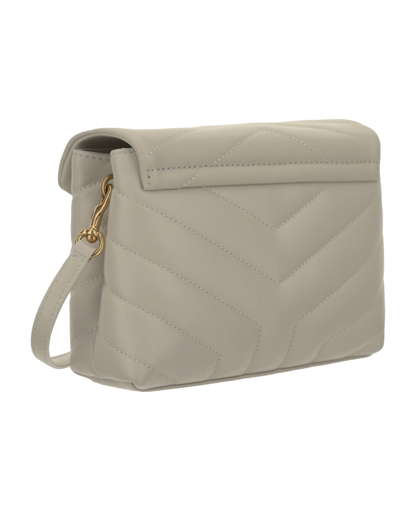 Saint Laurent Mini Shoulder Bag - WHITE