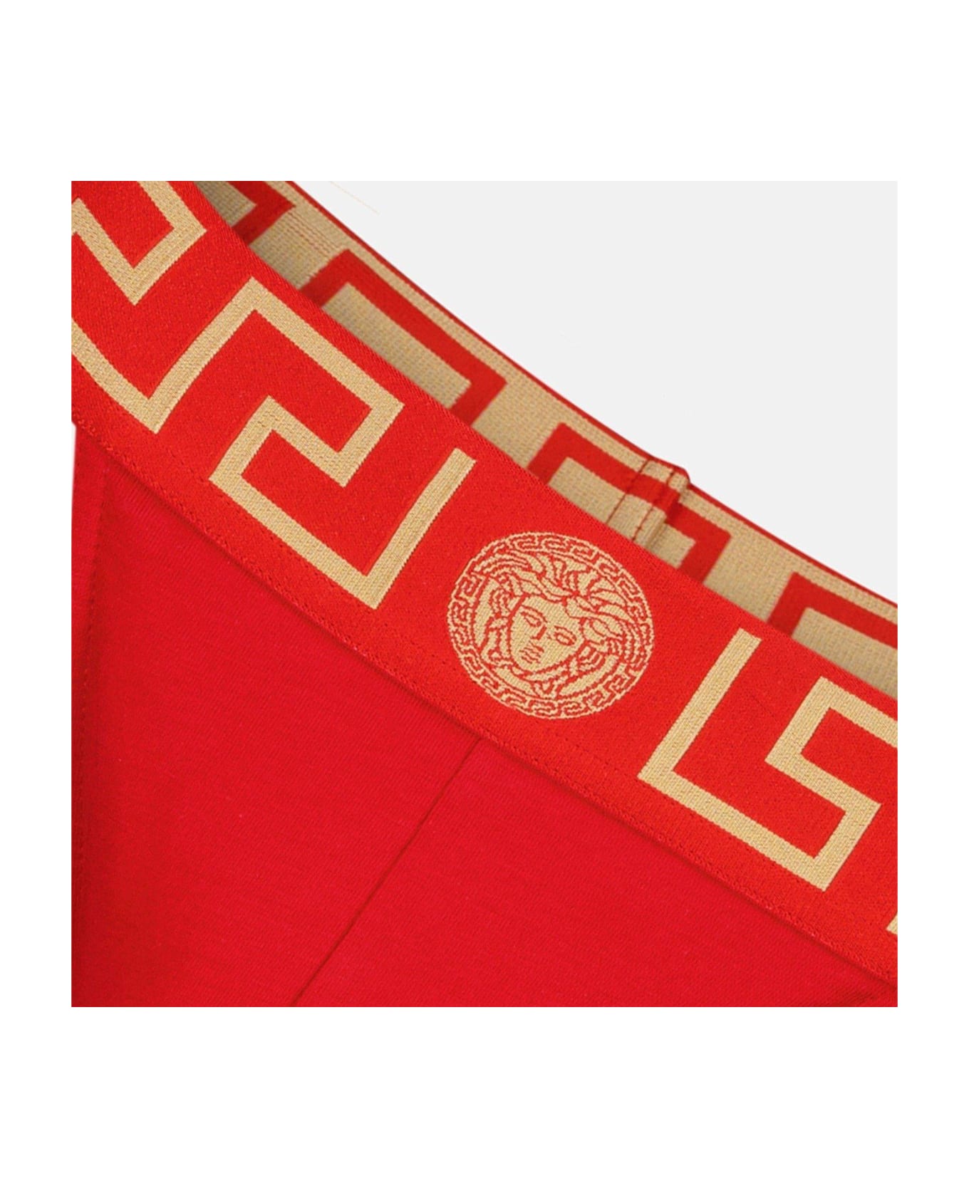 Versace Greca Border Stretched Jockstrap - REDGOLD ショーツ