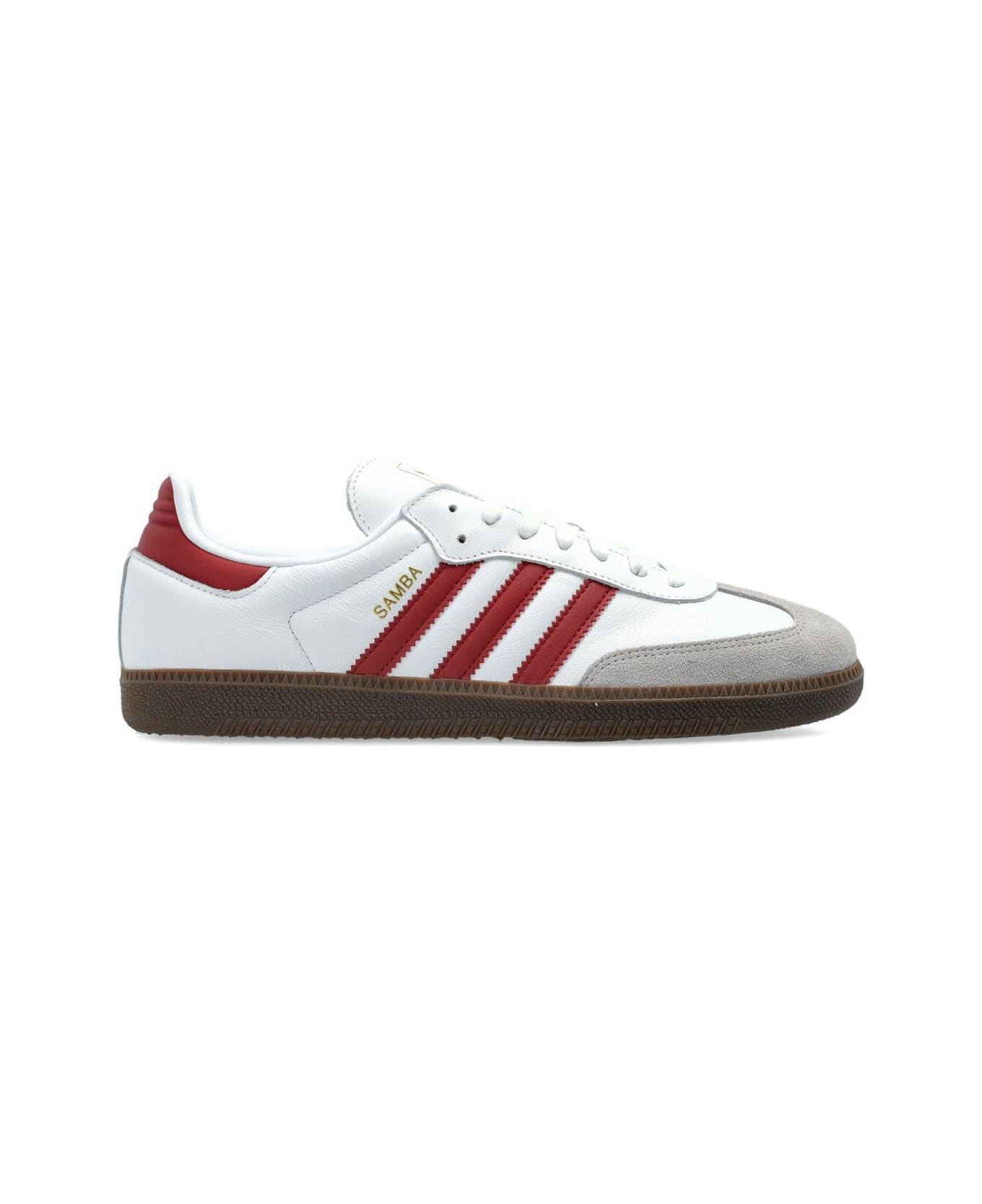 Adidas Samba Og Low-top Sneakers - WHITE/RED