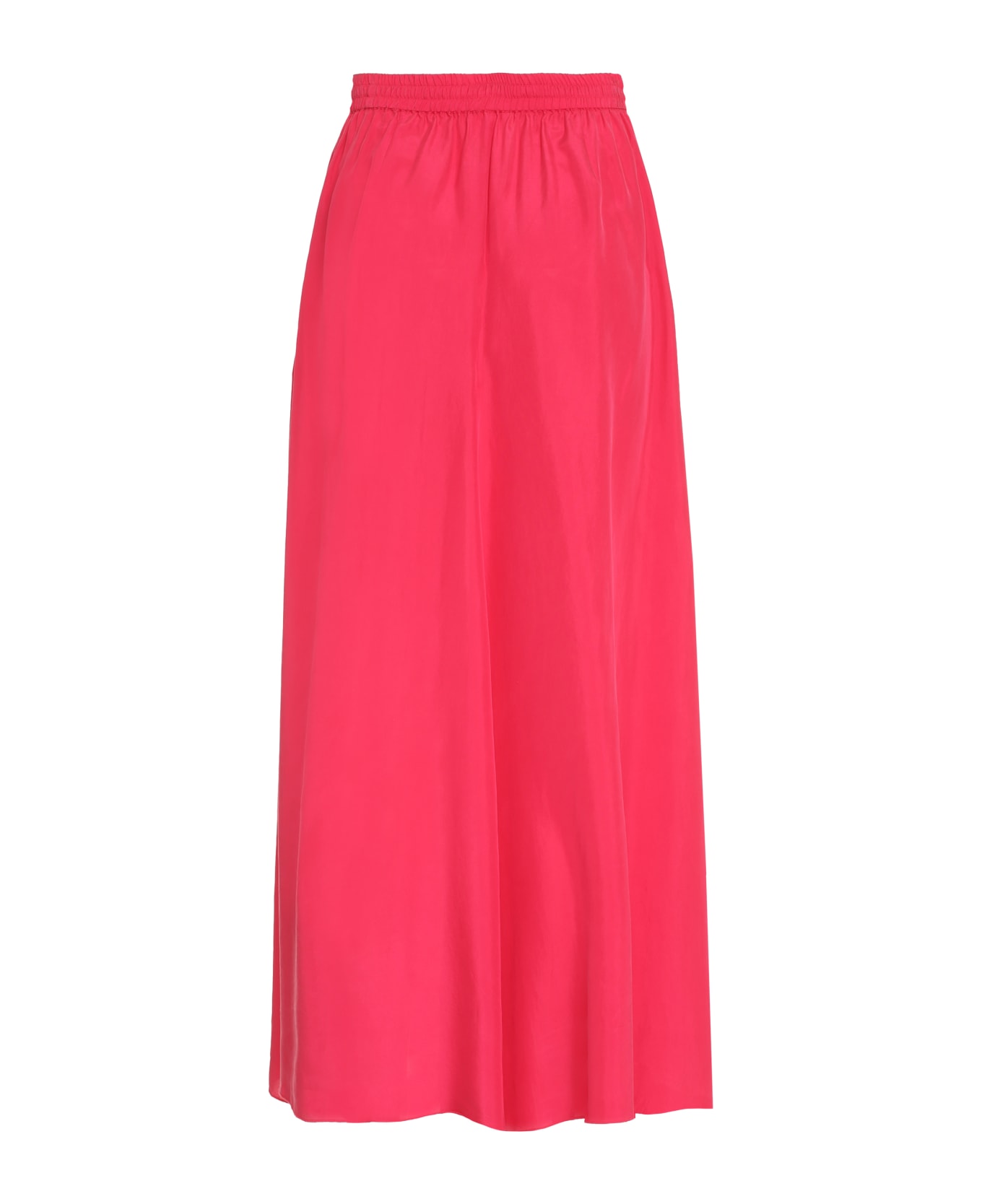 Parosh Silk Maxi Skirt - Fuchsia スカート