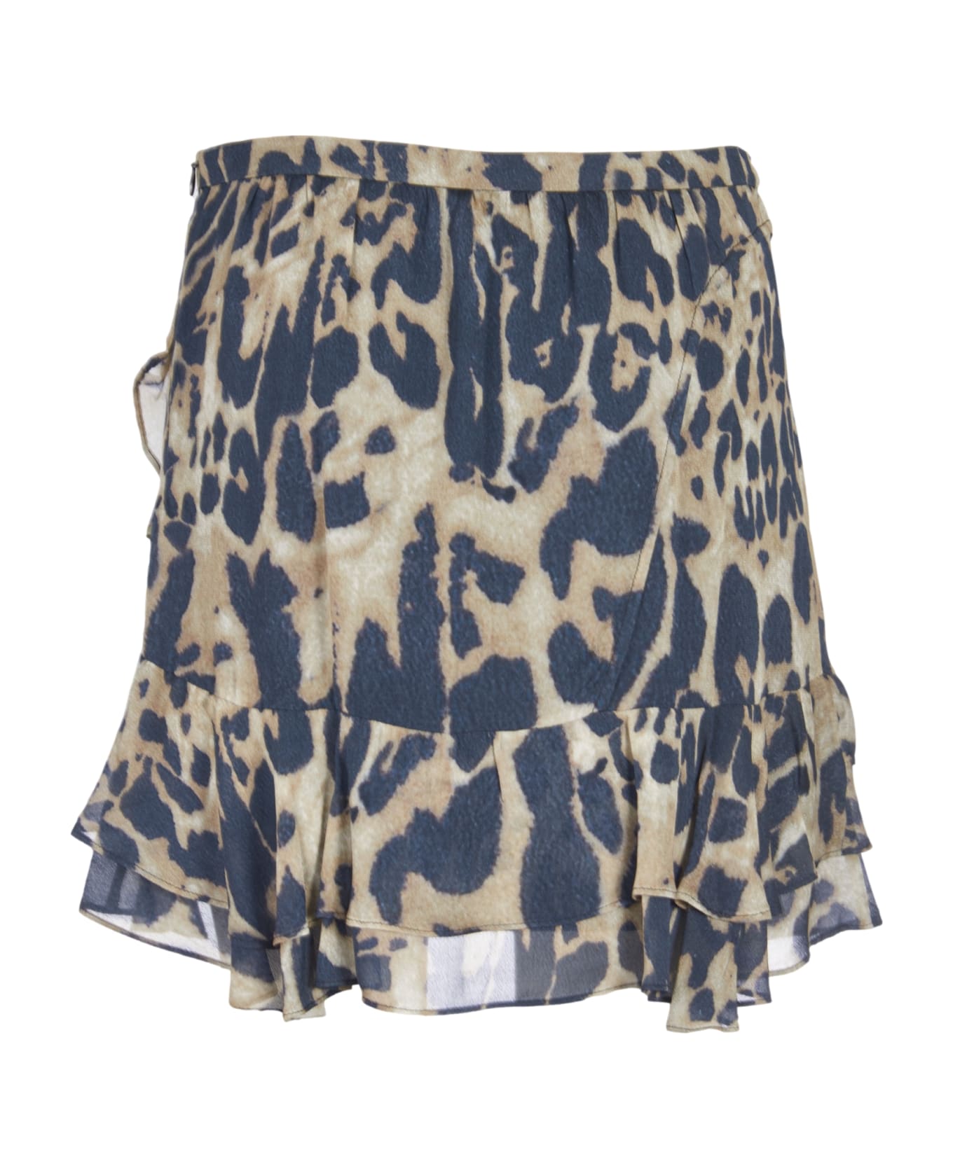 IRO Ruffle Leopard Print Skirt - Leopard スカート