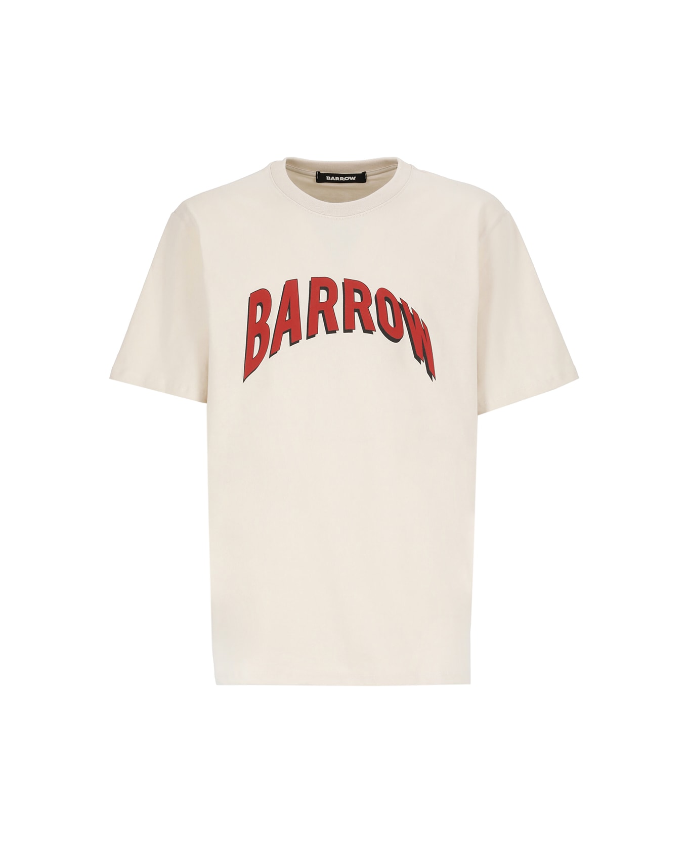 Barrow T-shirt With Logo - Natural