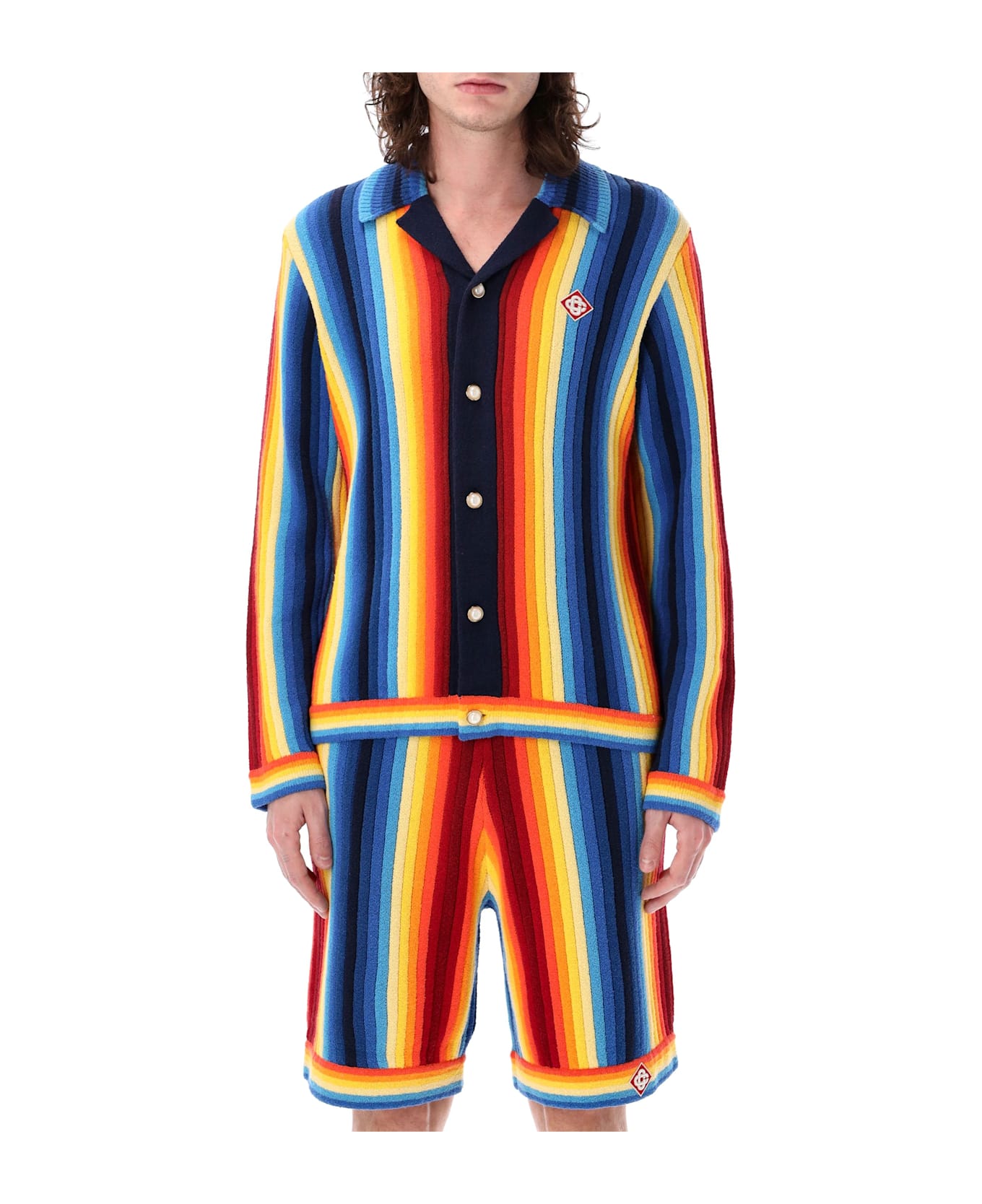 Casablanca Gradient Towelling Effect Jacket - MULTICOLOR