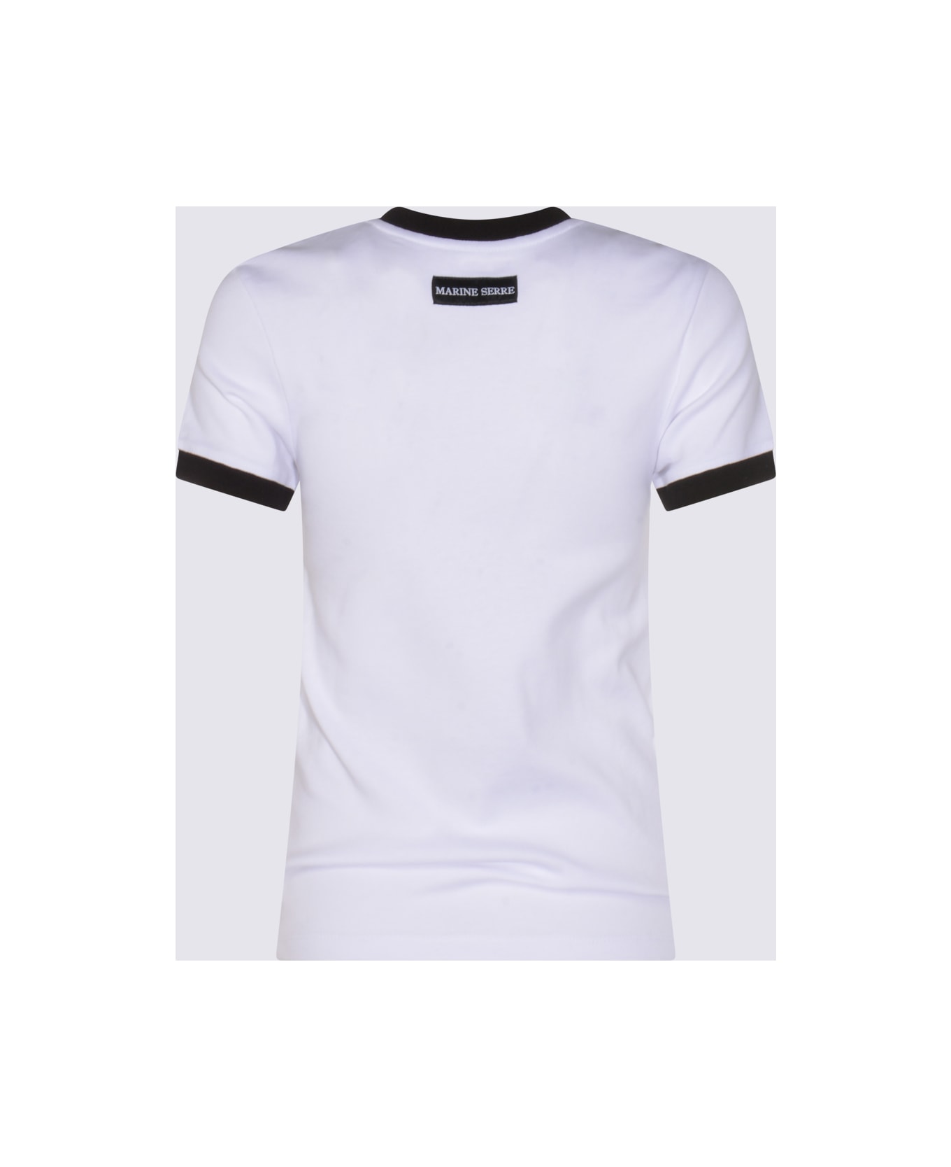Marine Serre White Cotton T-shirt - White