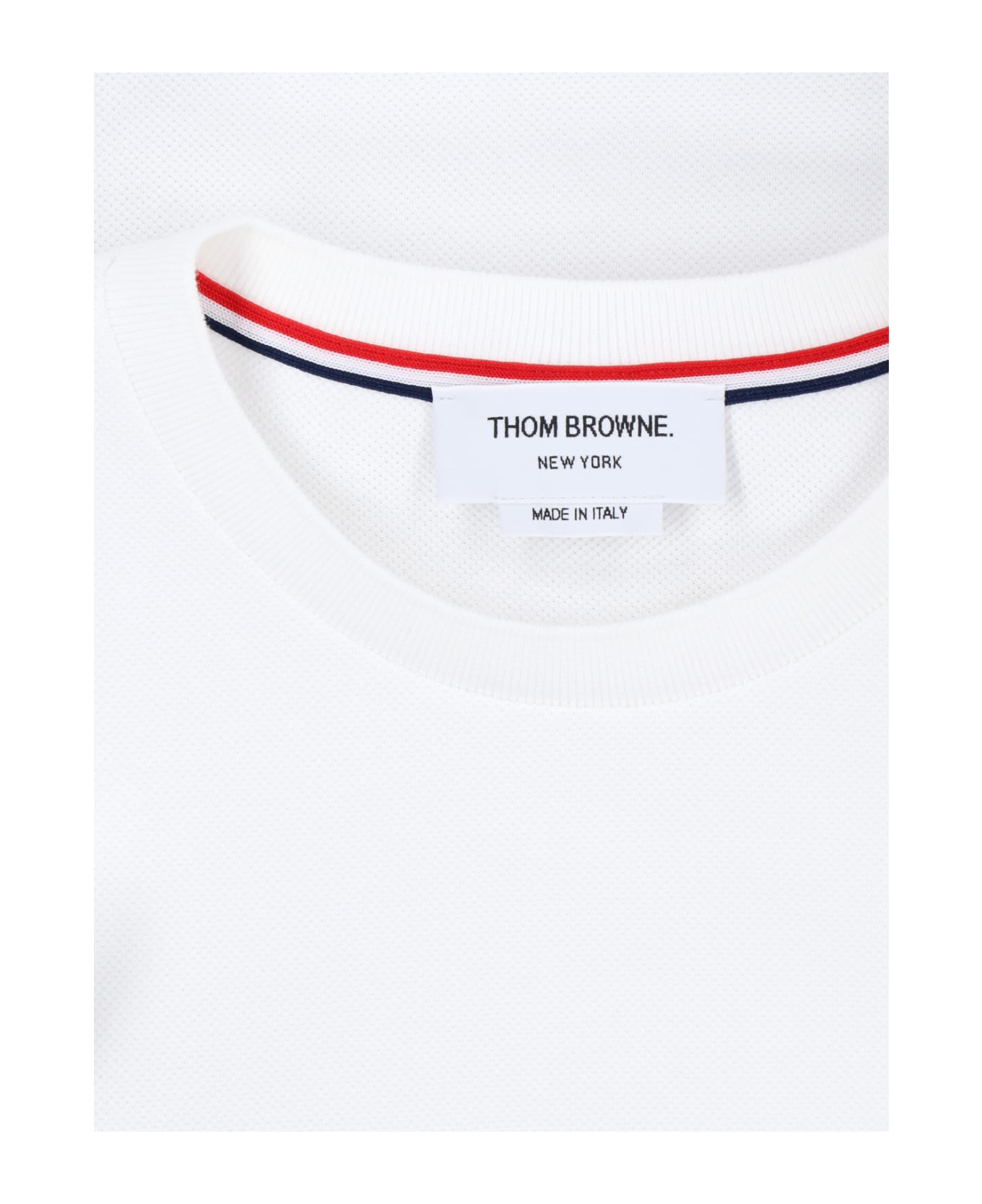Thom Browne Logo T-shirt - White