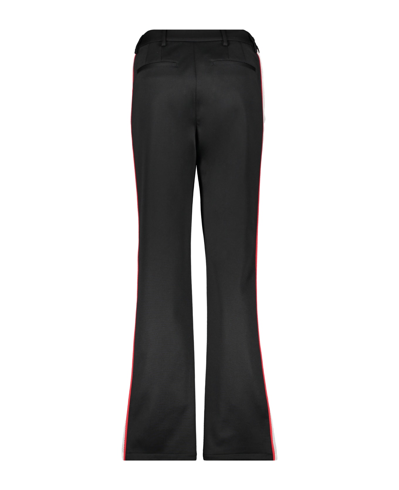 Burberry Contrast Side Stripes Trousers - black