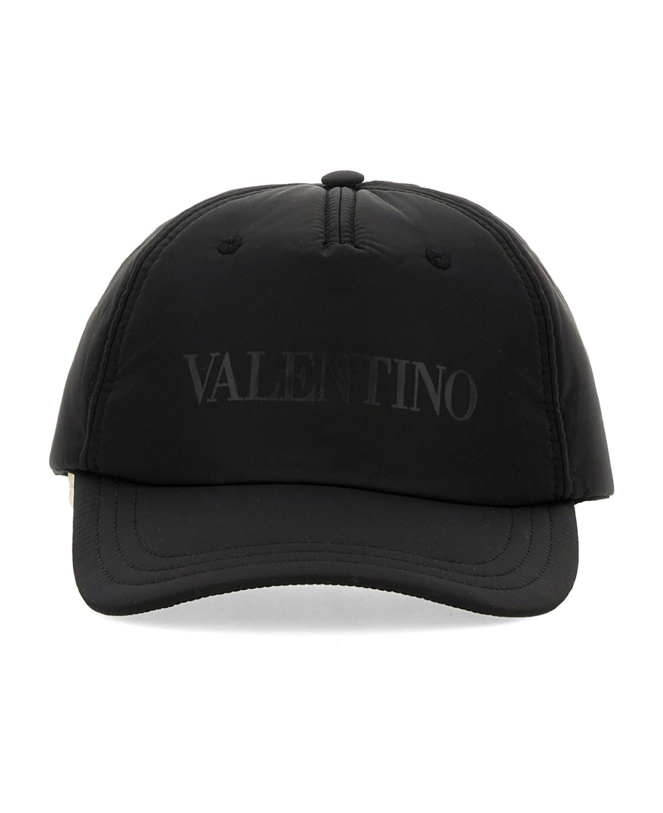 Valentino Garavani Hat With Logo - Nero